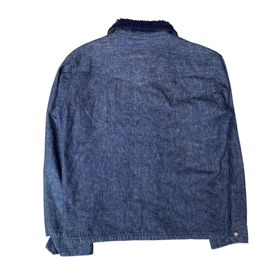 Indigo × Japanese Brand × Tenderloin Tenderloin western denim sherpa jacket Size US M / EU 48-50 / 2 - 4 Thumbnail