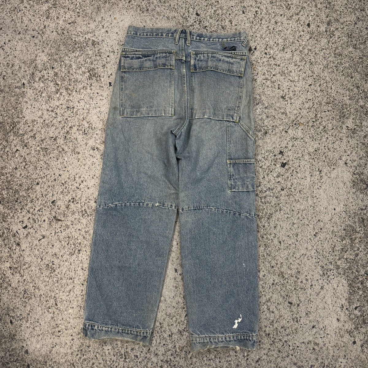 Vintage 90s Fiend Thrashed Faded Distressed Skater Jeans ERD Grunge Size US 32 / EU 48 - 10 Thumbnail