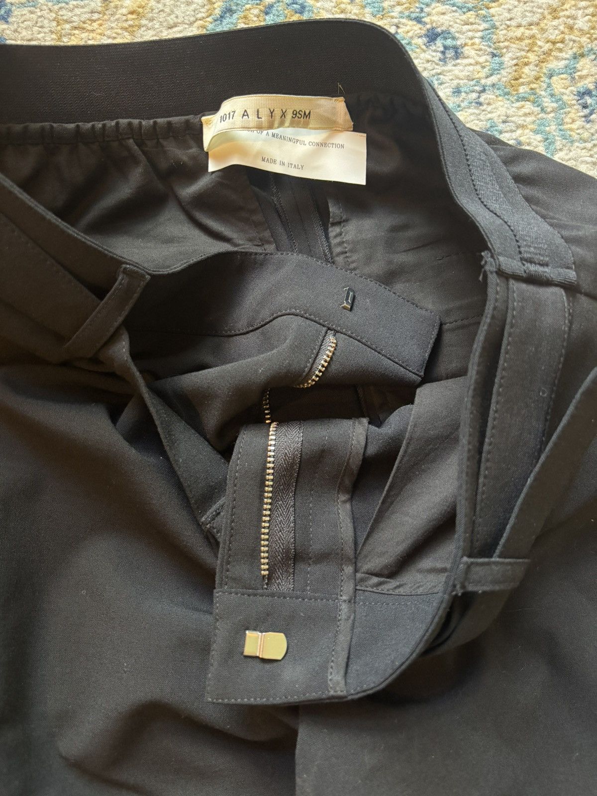 1017 ALYX 9SM BUCKLE DRESS SUIT PANTS Size US 32 / EU 48 - 3 Thumbnail