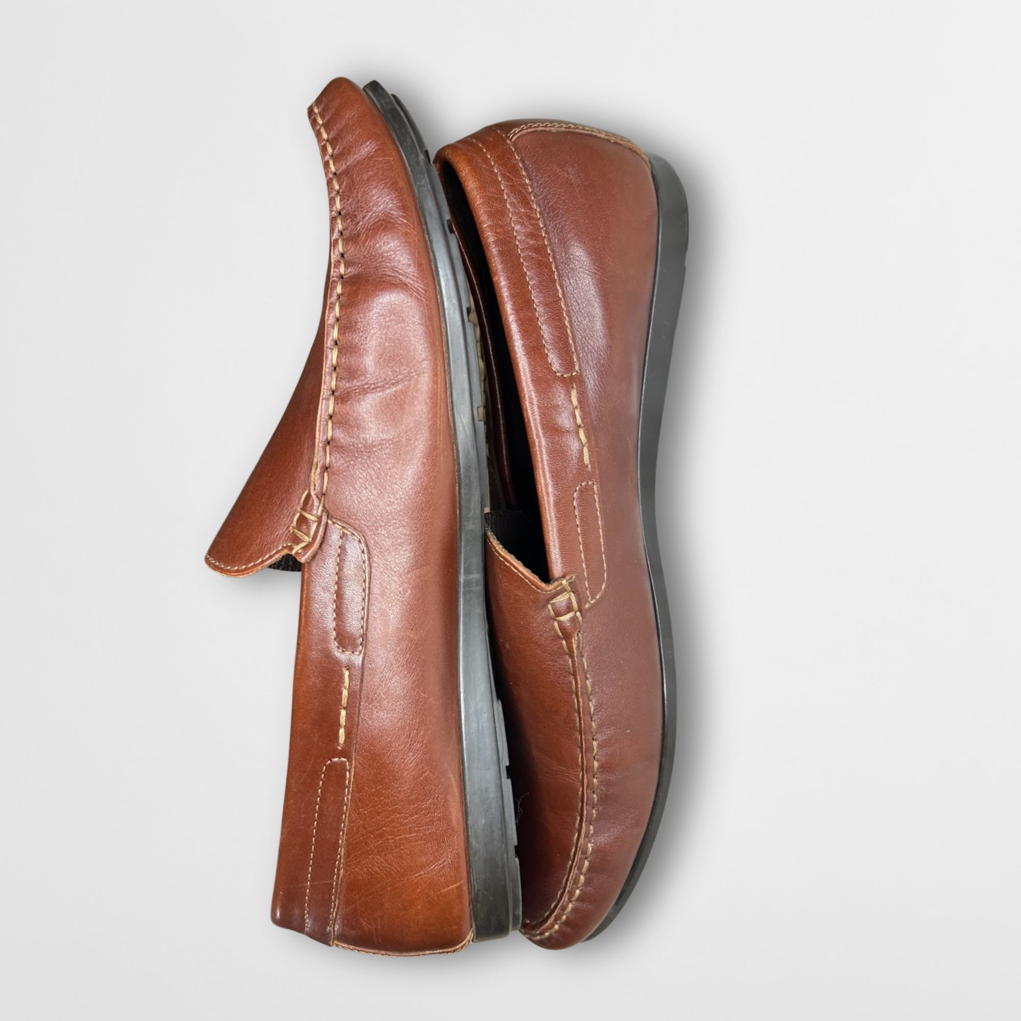 Mephisto Mephisto Algoras Brown Leather Mens Slip-On Loafers Size 13 Size US 13 / EU 46 - 5 Thumbnail