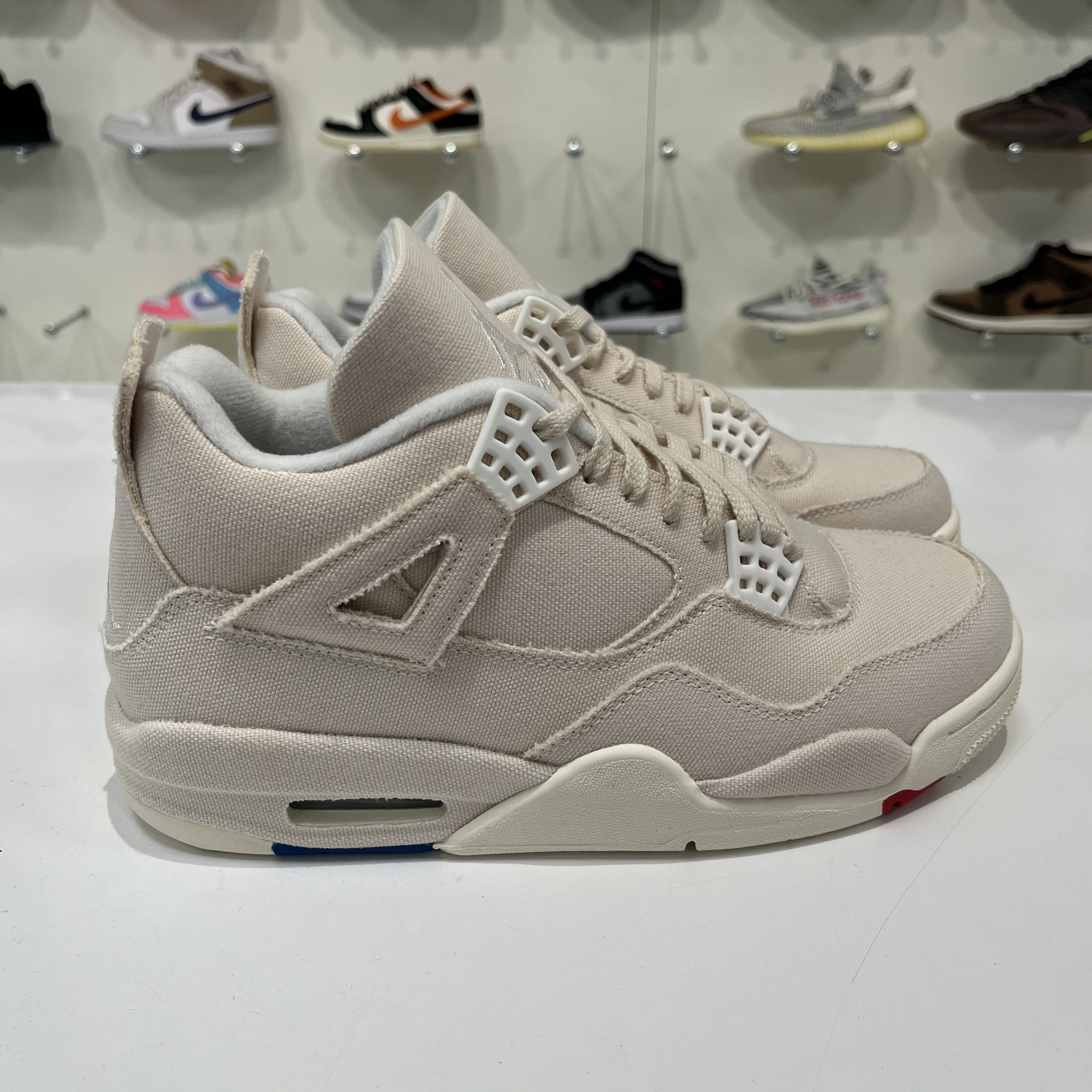 Nike Air Jordan 4 Retro Blank Canvas Size US 8.5 / IT 38.5 - 4 Thumbnail
