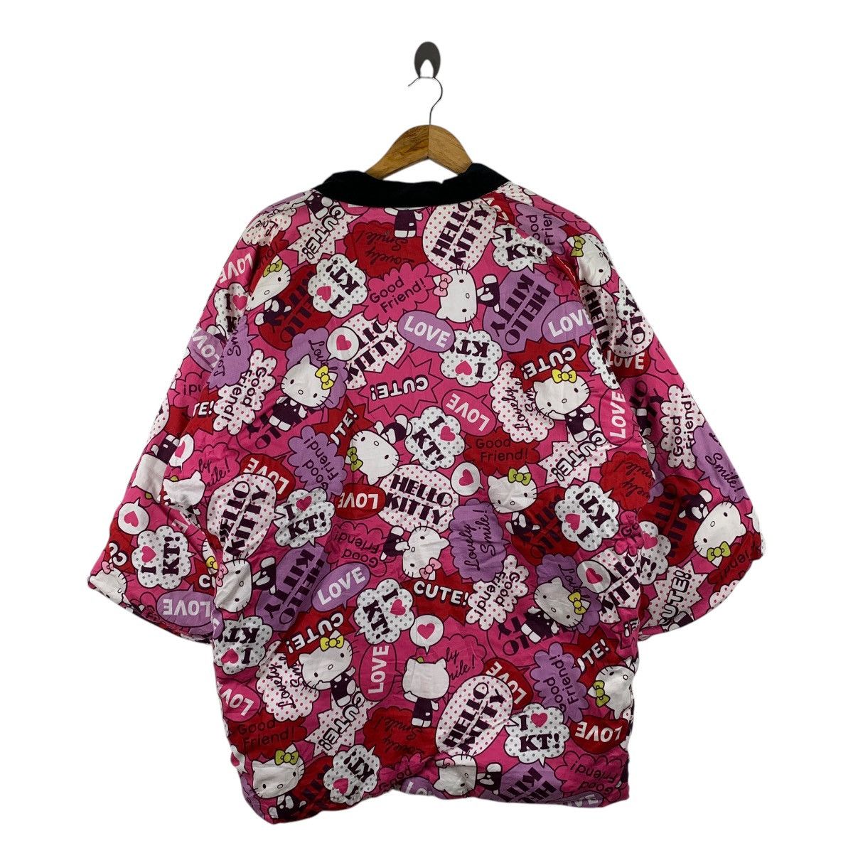 Japanese Brand × Vintage Vintage HELLO KITTY Japanese Cartoon Fullprint Jacket Size M / US 6-8 / IT 42-44 - 2 Thumbnail