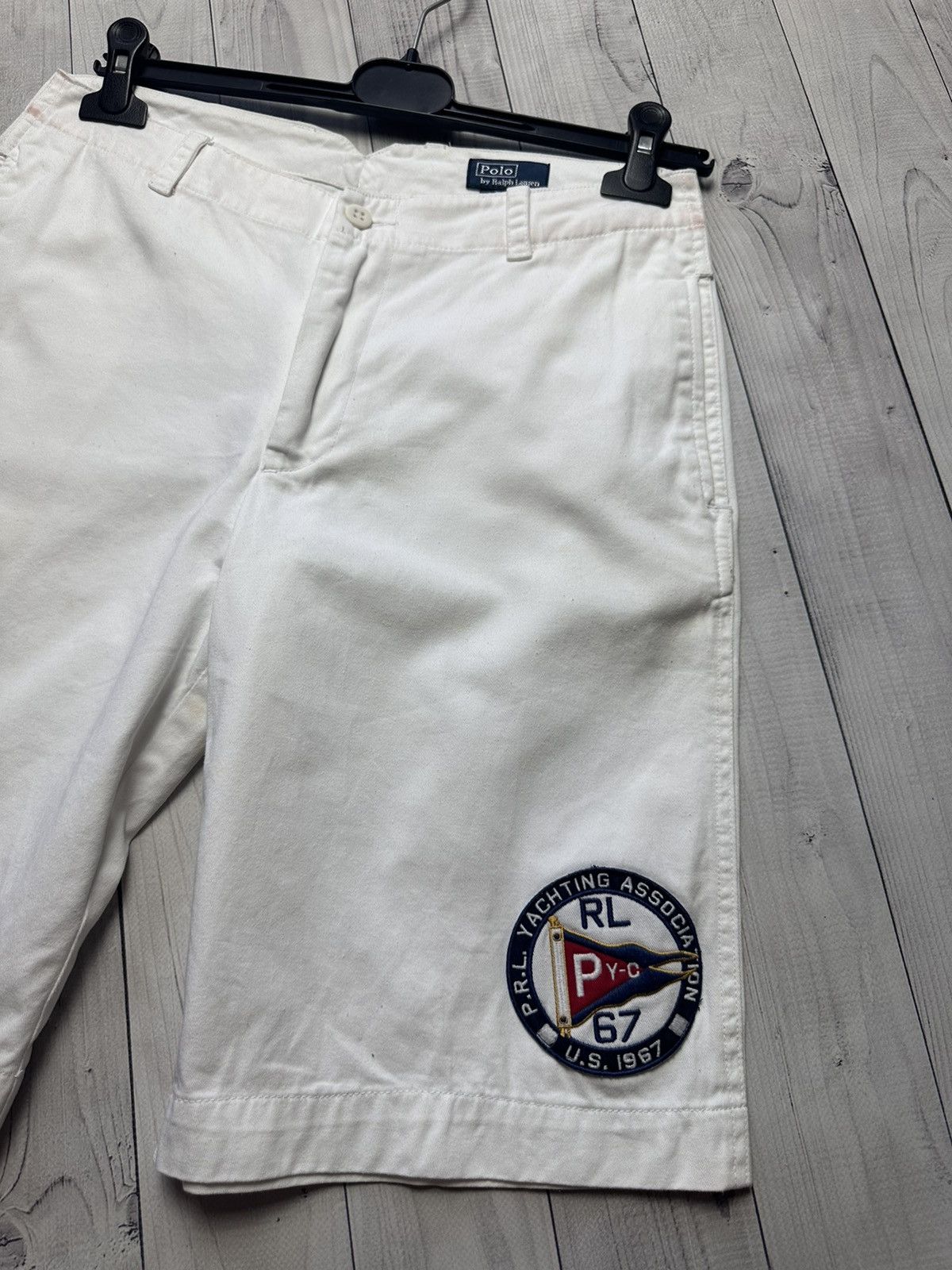 Polo Ralph Lauren × Vintage Vintage polo Ralph Lauren shorts logo rare size 29 Size US 29 - 3 Thumbnail