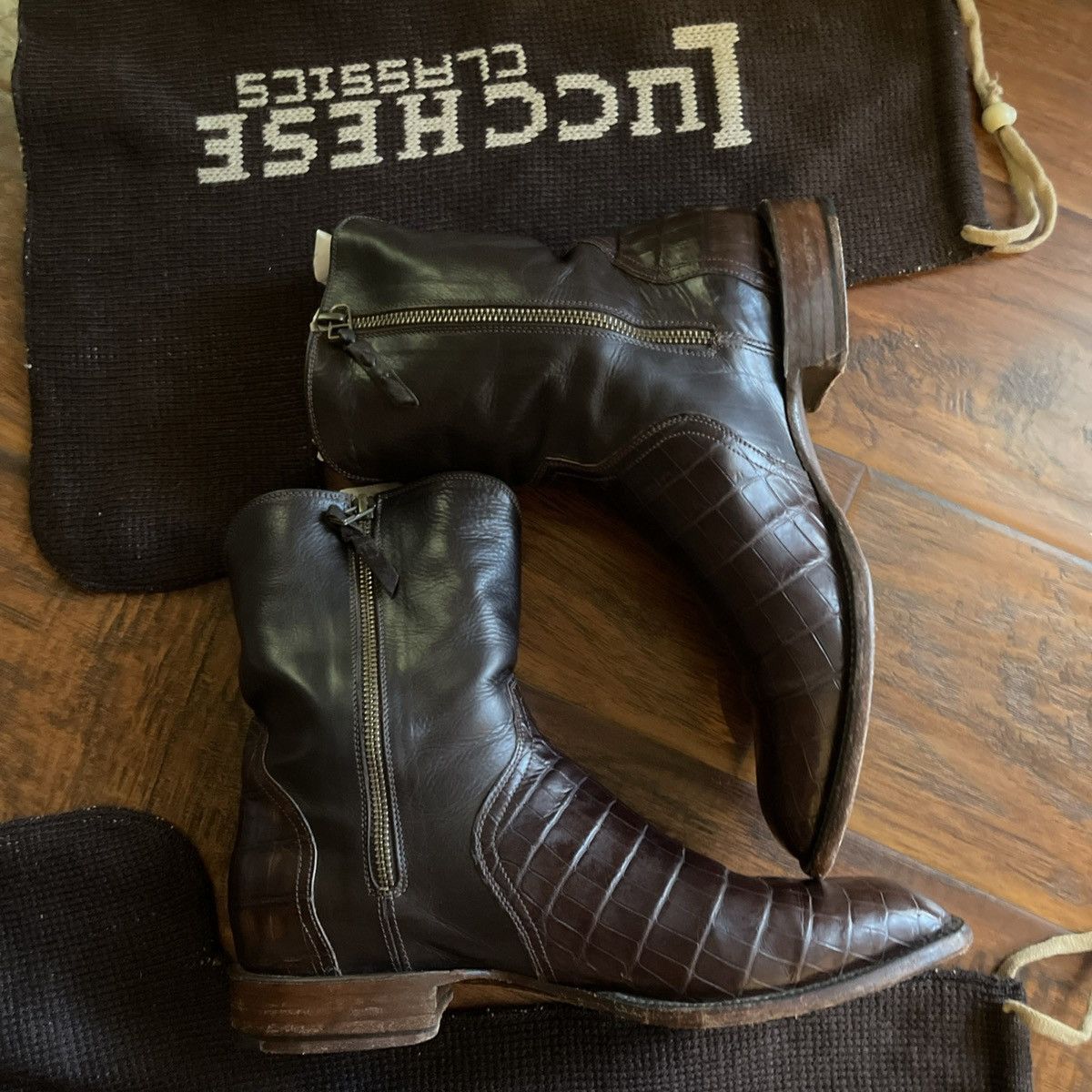 Lucchese Rare Lucchese Cowboy Boot 10 Elliot Nile crocodile Western Size US 10 / EU 43 - 9 Thumbnail