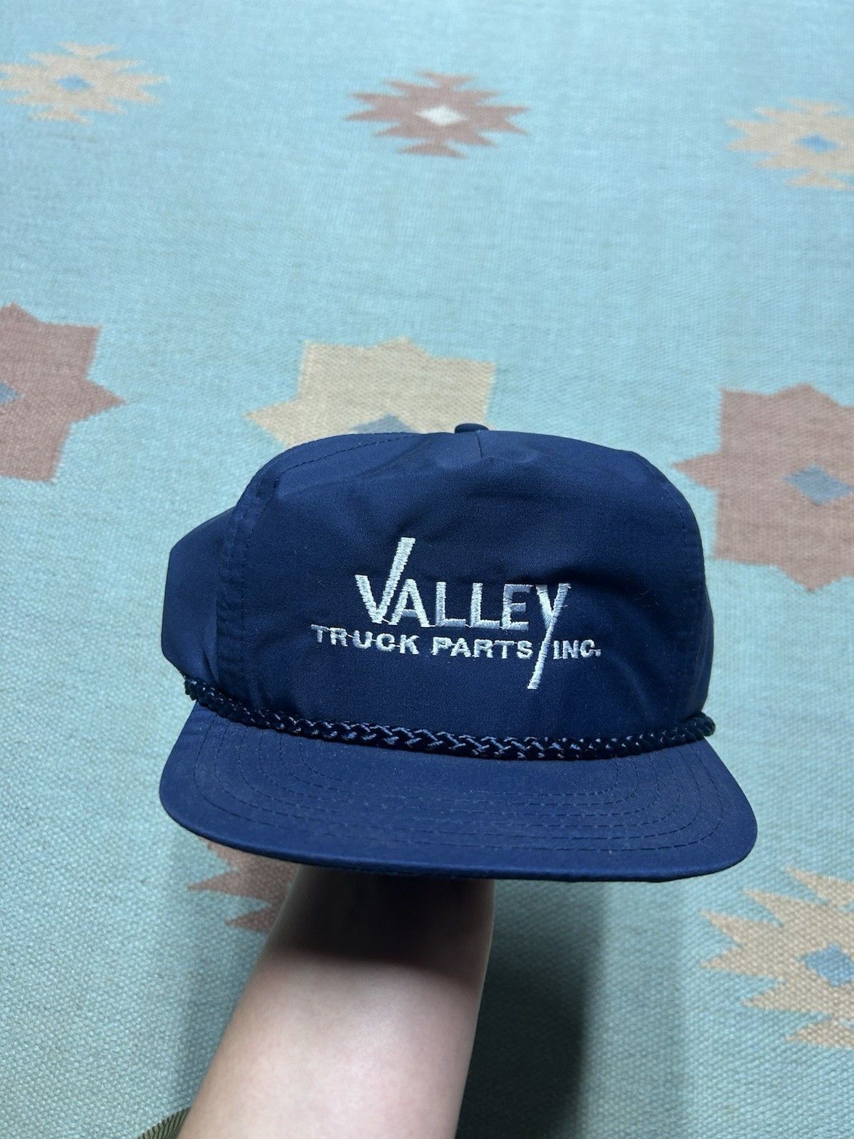 Vintage Vtg SnapBack hat Valley truck parts inc Michigan embroidered Size ONE SIZE - 2 Thumbnail