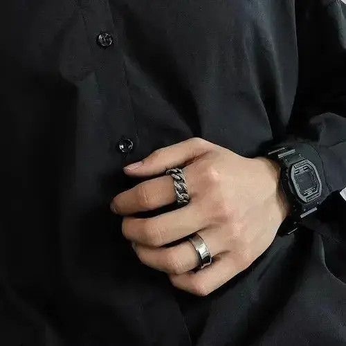 VIBE Retro punk rings Size ONE SIZE - 4 Thumbnail