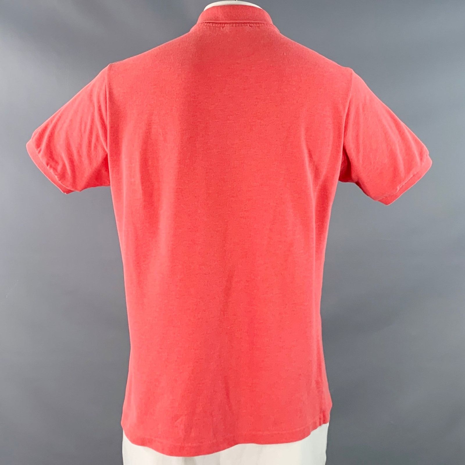 Lacoste LACOSTE Size XL Red Coral Cotton Short Sleeve Polo Size US XL / EU 56 / 4 - 4 Thumbnail