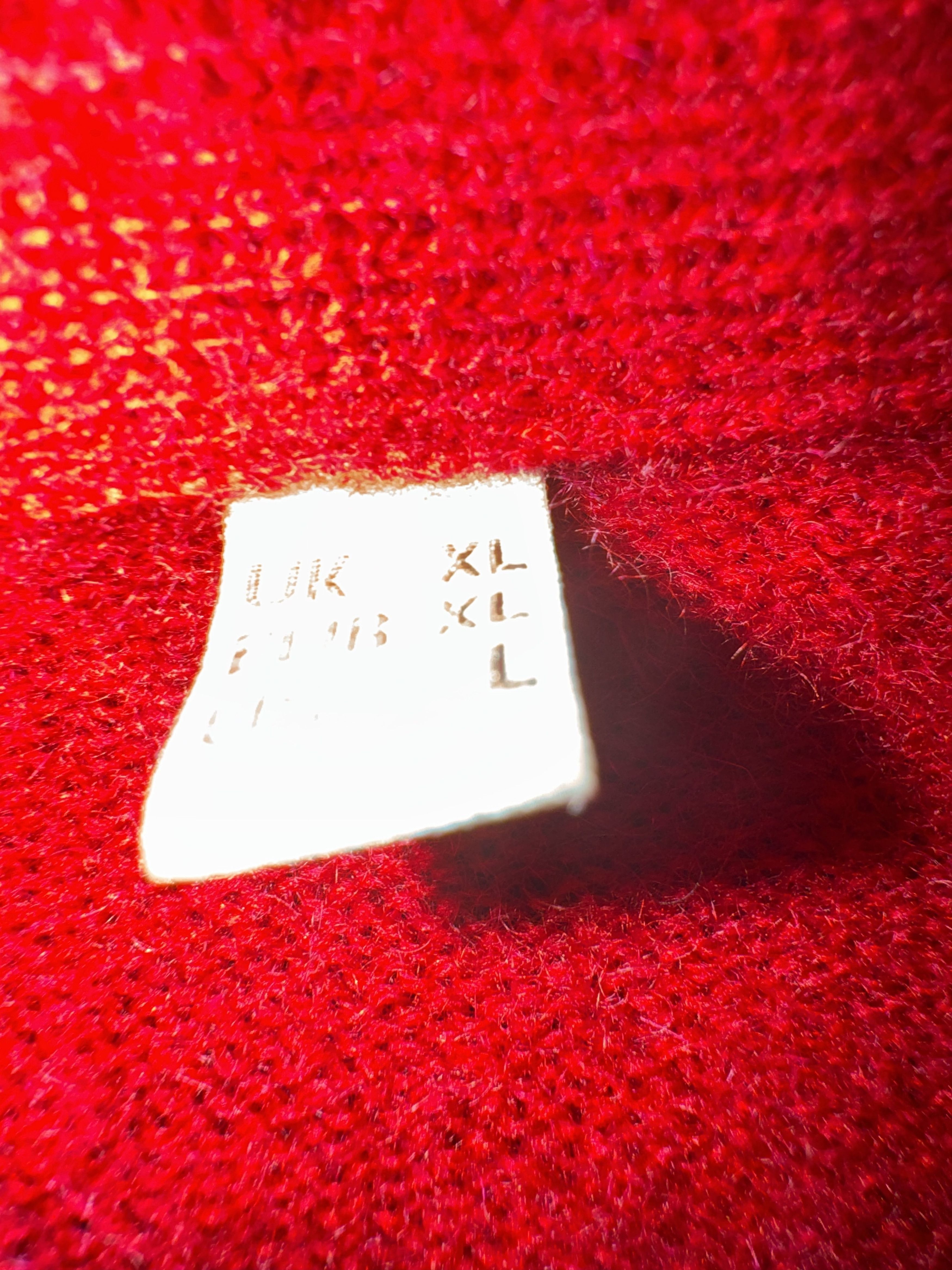 Strenstroms Stenstroms Red Cashmere Sweater. US L Size US L / EU 52-54 / 3 - 7 Thumbnail