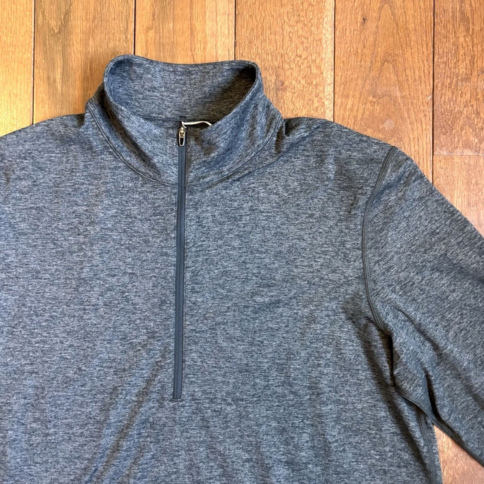 Lululemon Mens Lululemon Gray 1/2 Zip Pullover Shirt sz Large Size US L / EU 52-54 / 3 - 2 Thumbnail