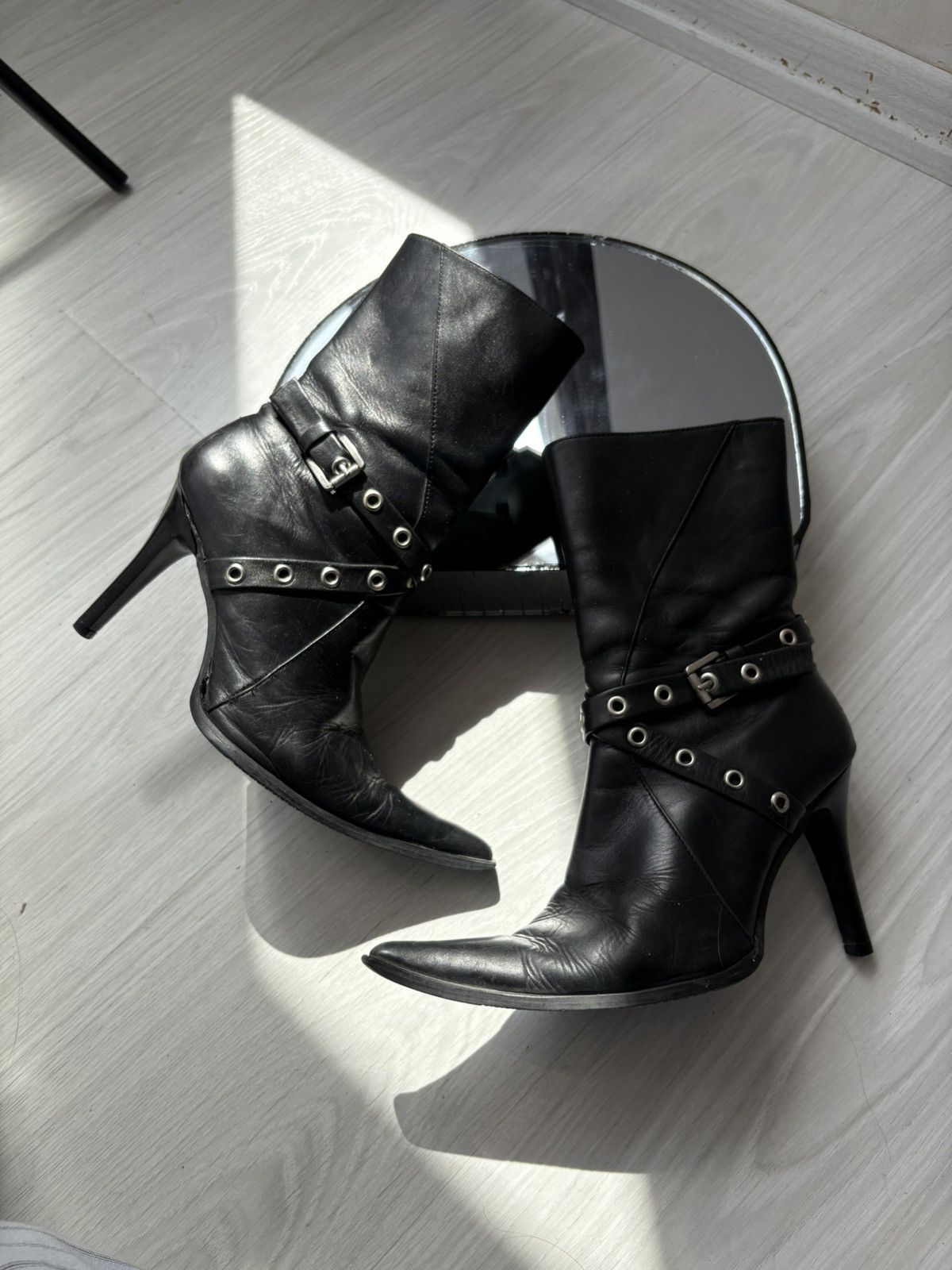 Vintage y2k leather boots Size US 6.5 / IT 36.5 - 9 Thumbnail