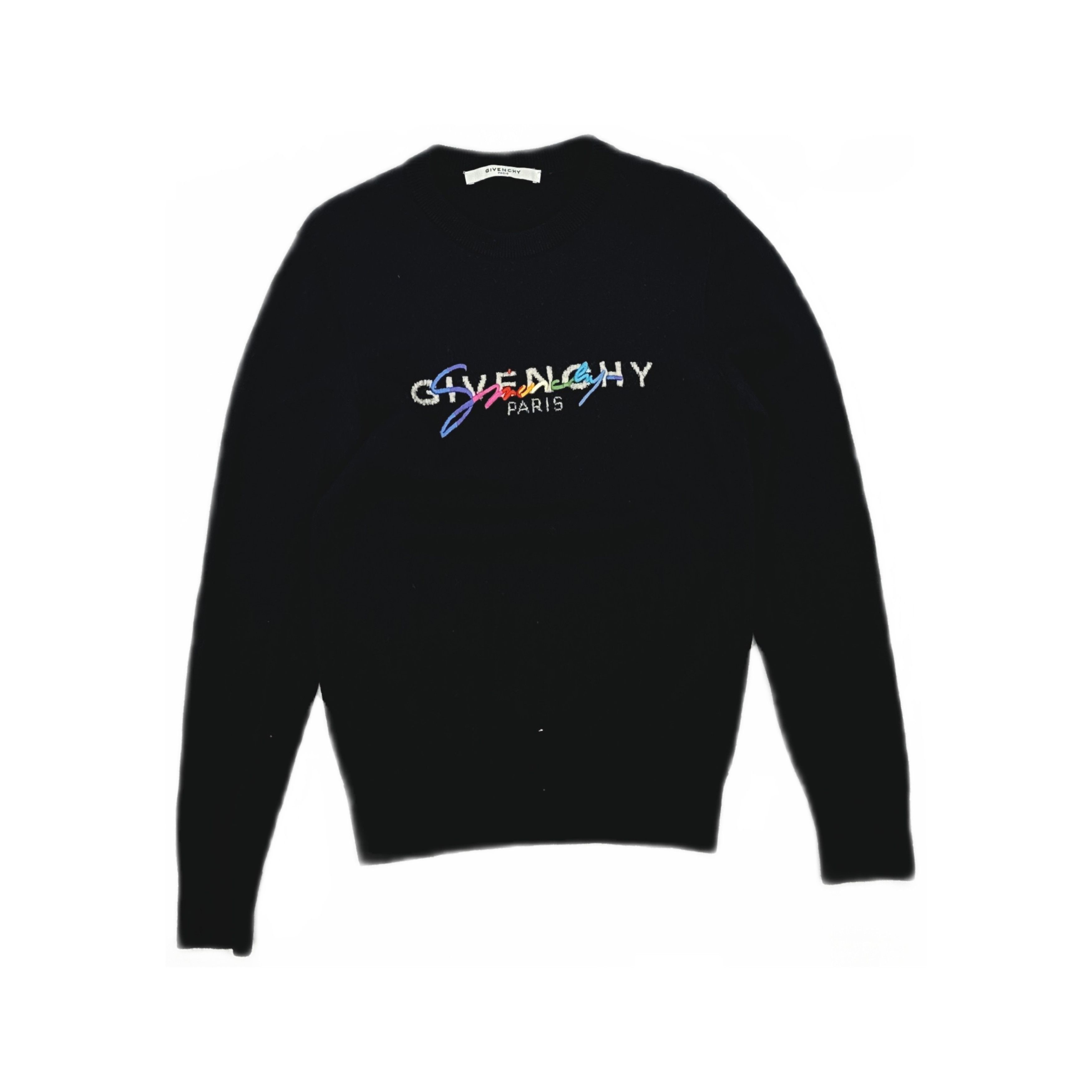 Givenchy Givenchy Multi-Color Logo Wool Sweater Size XS Size US XS / EU 42 / 0 - 1 Thumbnail