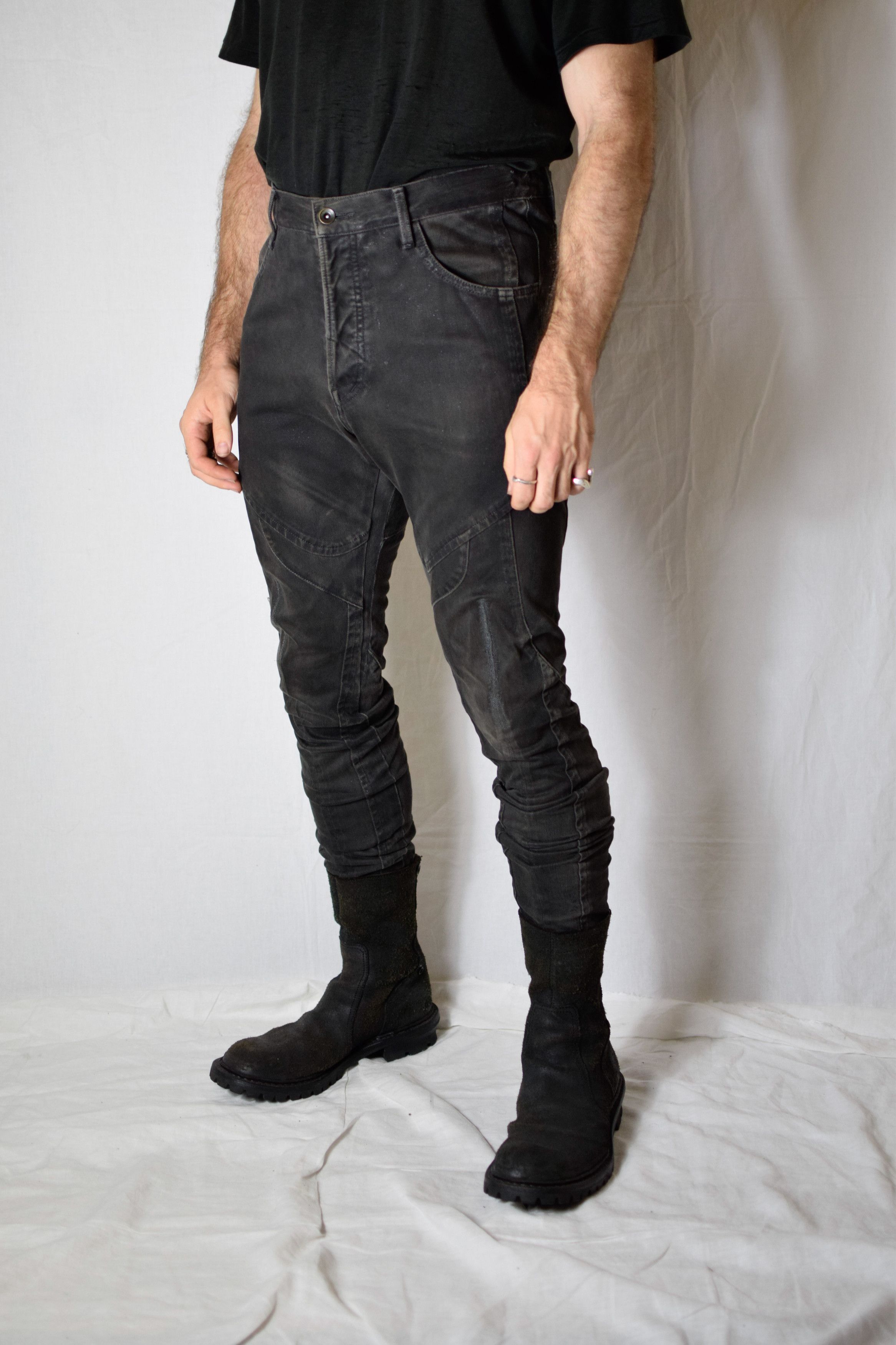 Julius SS12 Edge Knit Denim Pants - 377PAM11