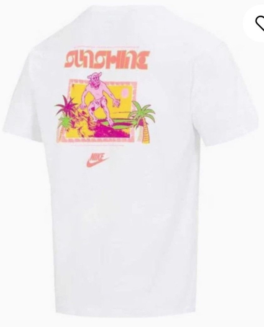 Nike Nike Surfer White Tee Size US L / EU 52-54 / 3 - 2 Thumbnail