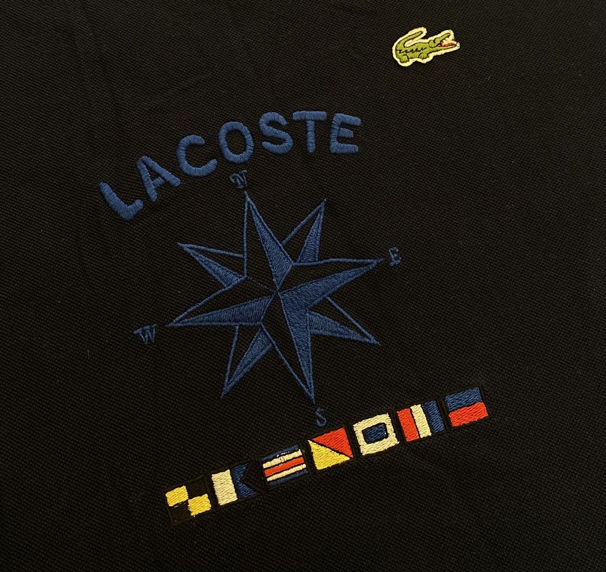 Lacoste Lacoste Big Logo Tee x Vintage Size US L / EU 52-54 / 3 - 3 Thumbnail
