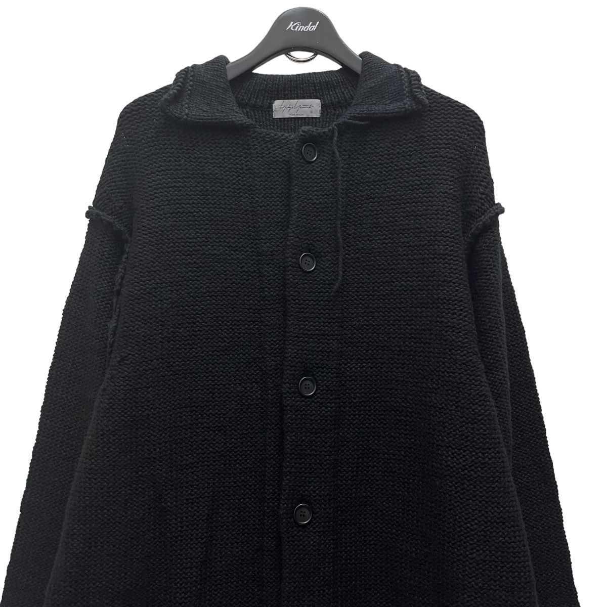 Yohji Yamamoto Canky Knit Long Cardigan HX K76 184 Size US L / EU 52-54 / 3 - 3 Thumbnail