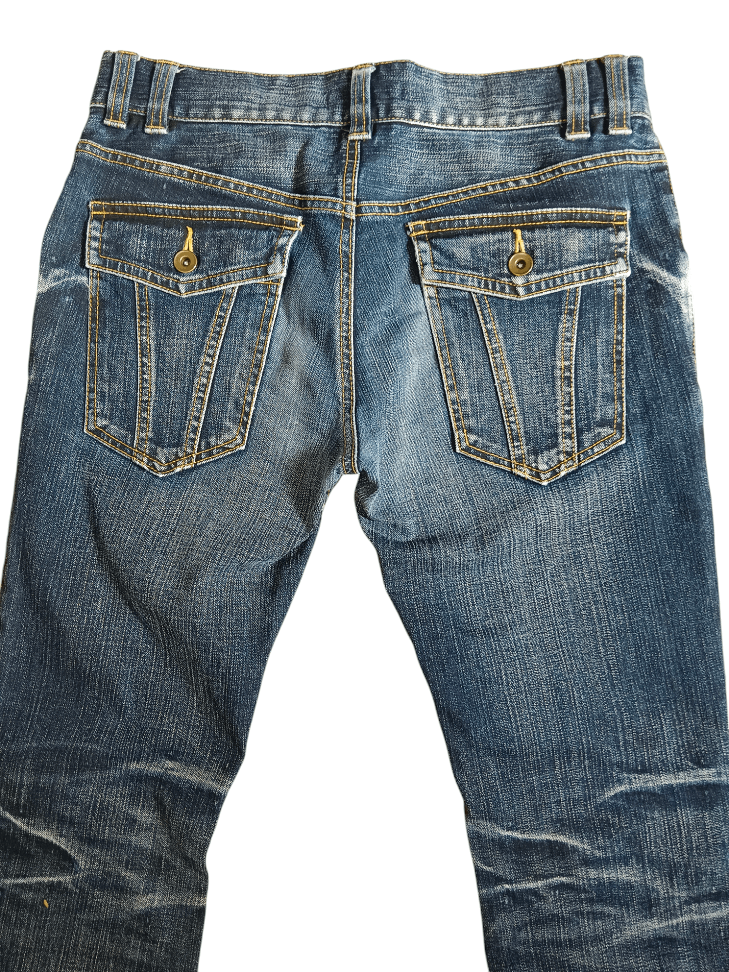 Michel Klein Michel Klien Clawmark Punk Skinny Flare Jeans Size US 30 / EU 46 - 6 Thumbnail