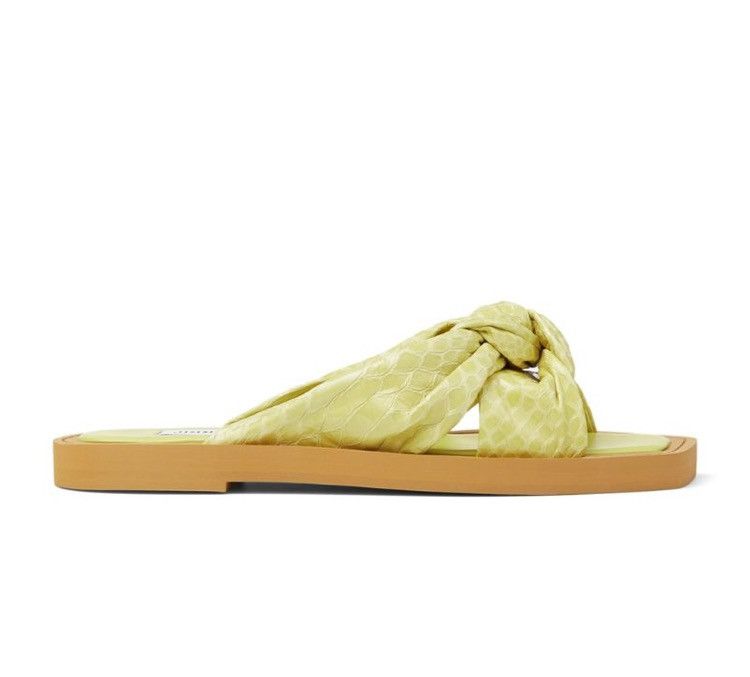 Jimmy Choo Jimmy Choo Tropica Leather Sandals Size 41.5 Size US 11.5 / IT 41.5 - 3 Thumbnail