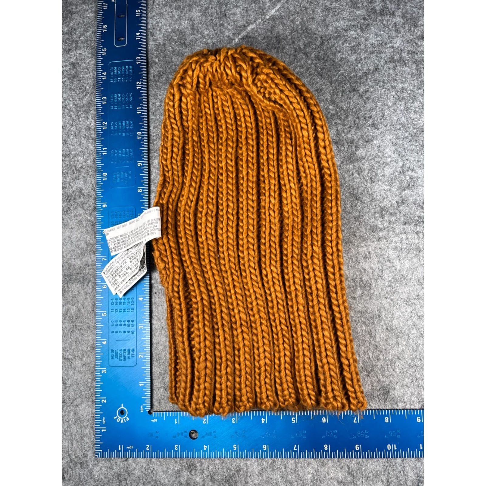 Forever 21 FOREVER 21 Beanie Women One Size Brown Orange Knit Acrylic Ski Womens Size ONE SIZE - 5 Thumbnail