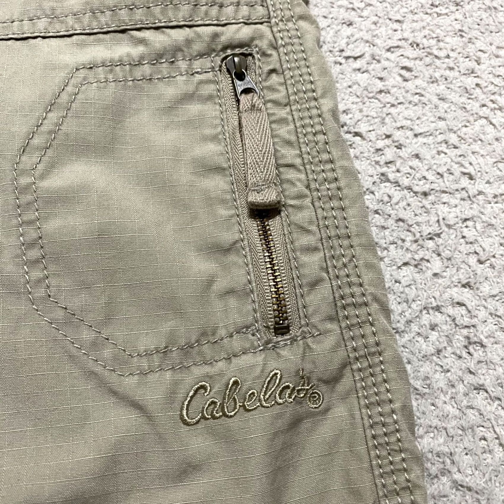 Vintage NWT Cabela's Womens 12 Skirt Beige Cargo Pockets Outdoor Hiking Short Vintage: No Size 34" / US 12 / IT 48 - 7 Thumbnail