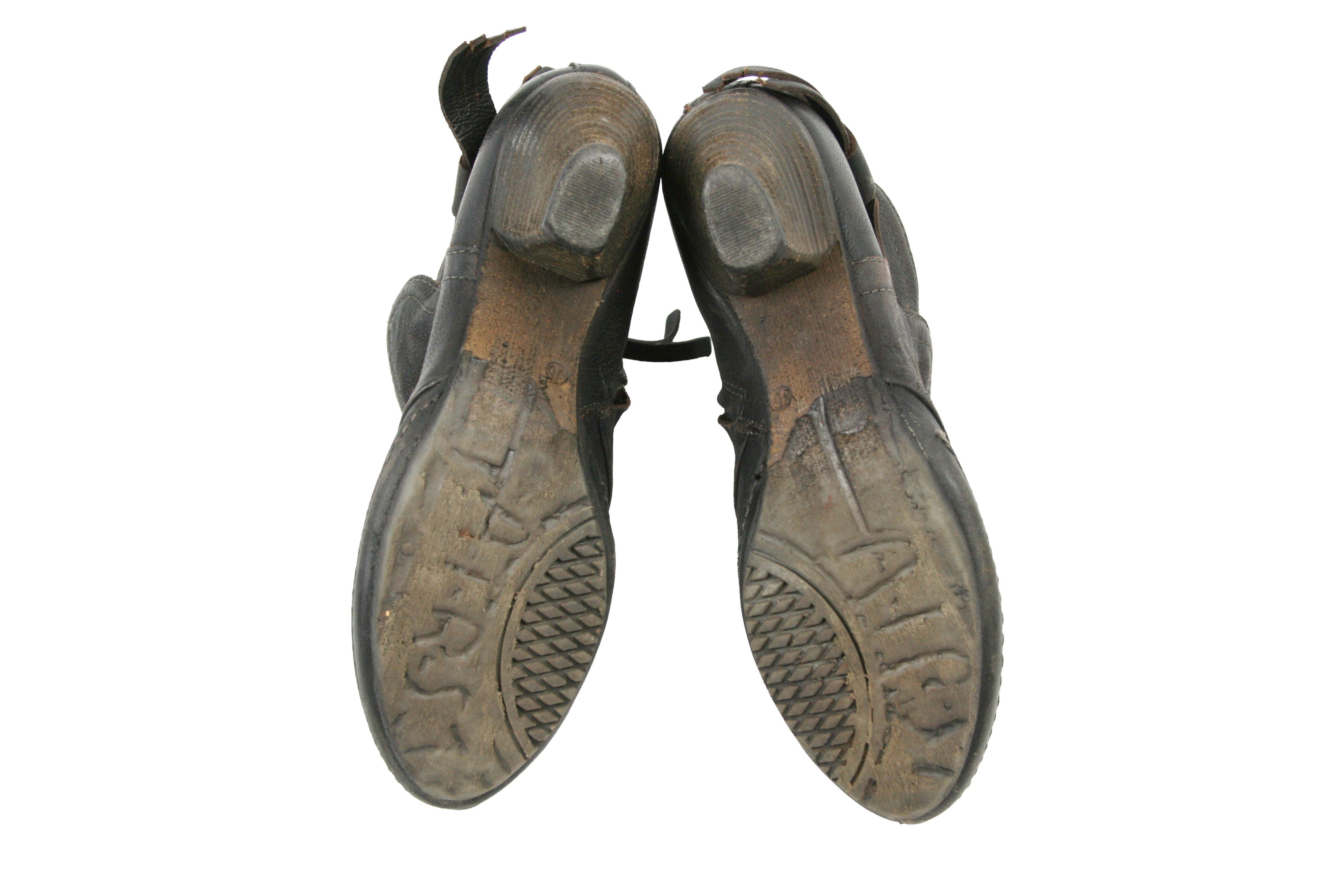 A.S.98 00S Airstep Grunge Avant Garde Heeled Boots Vintage Size US 6 / IT 36 - 11 Thumbnail