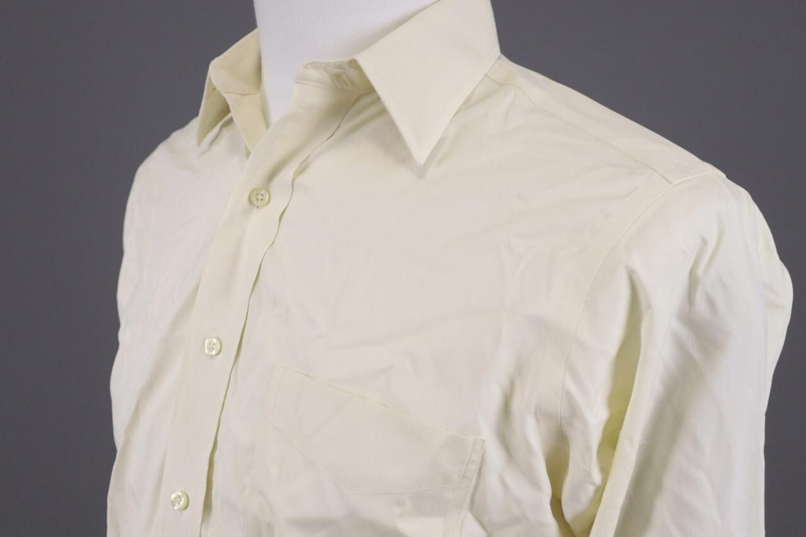 Brooks Brothers Brooks Brothers Yellow Button Down Dress Shirt Size 14 / 32 Size US M / EU 48-50 / 2 - 9 Thumbnail