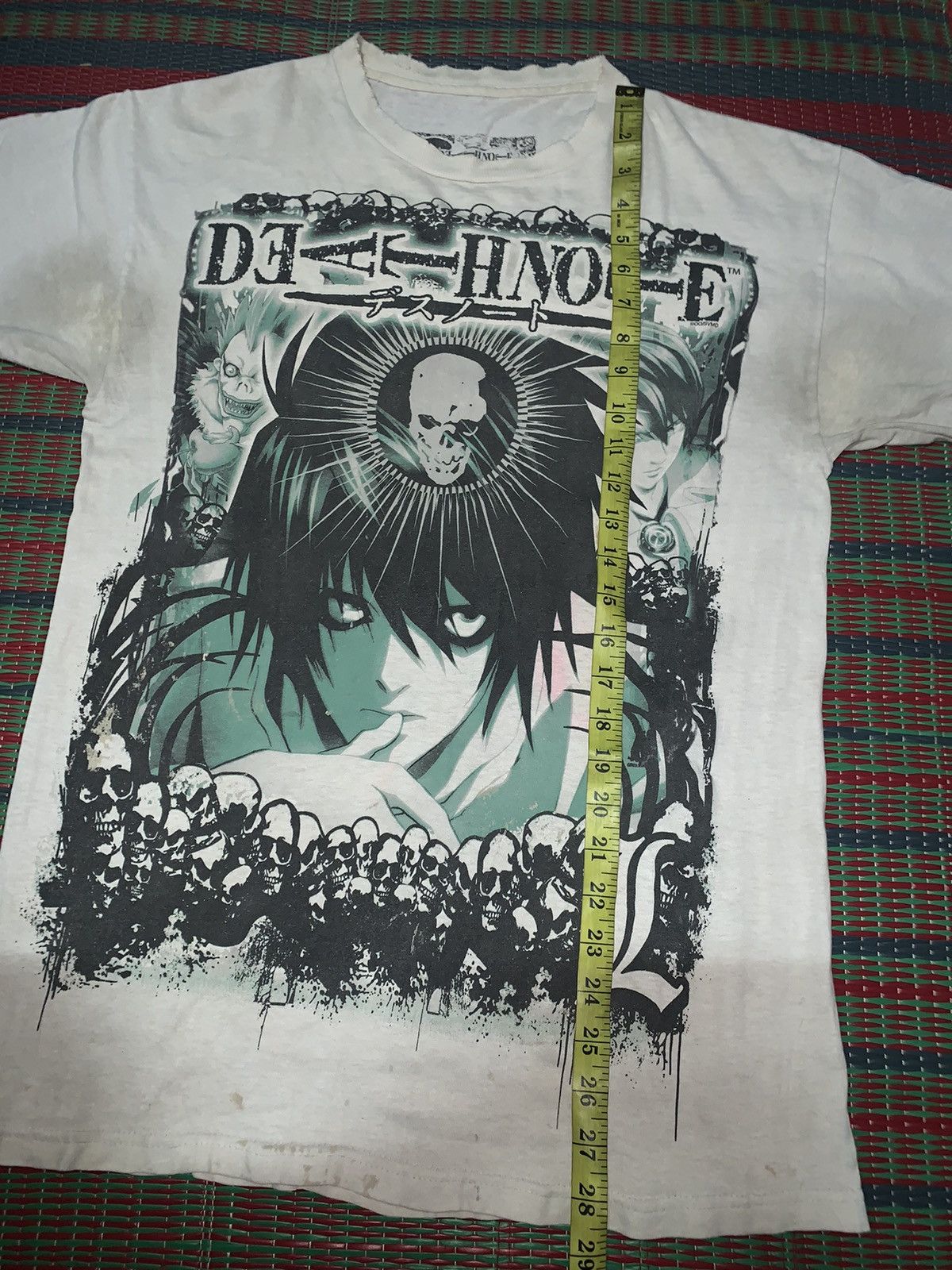 Anime Vintage DEATH NOTE DISTRESSED Promo T-shirt Character(L) Size US M / EU 48-50 / 2 - 10 Thumbnail