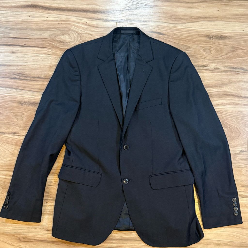 WISDOM Alberto Verdi Men’s Blazer 48 EU Wool Super 140’s Size 48R - 1 Thumbnail