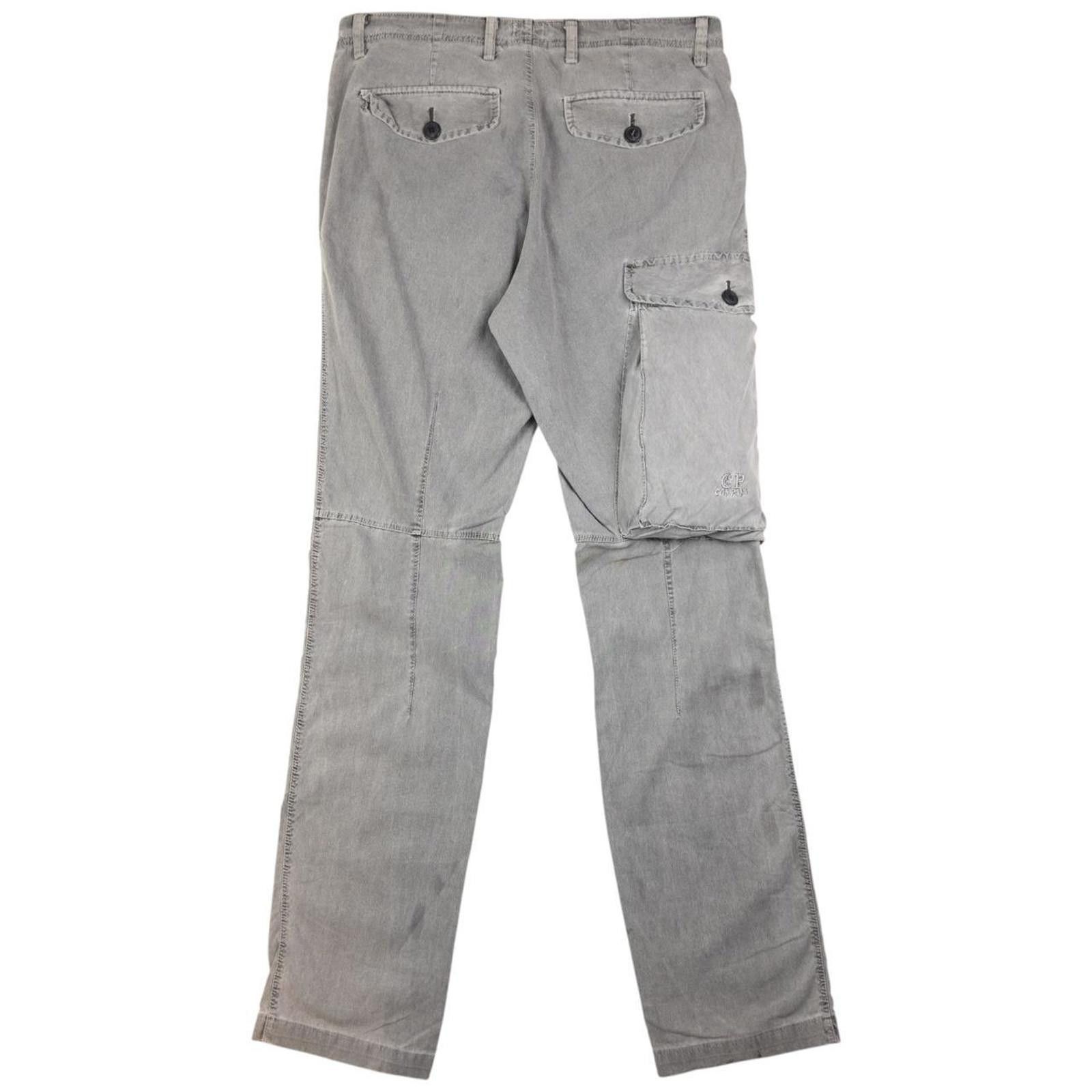 C.P. Company × Kiko Kostadinov Grey Washed Cotton + Nylon Cargo 