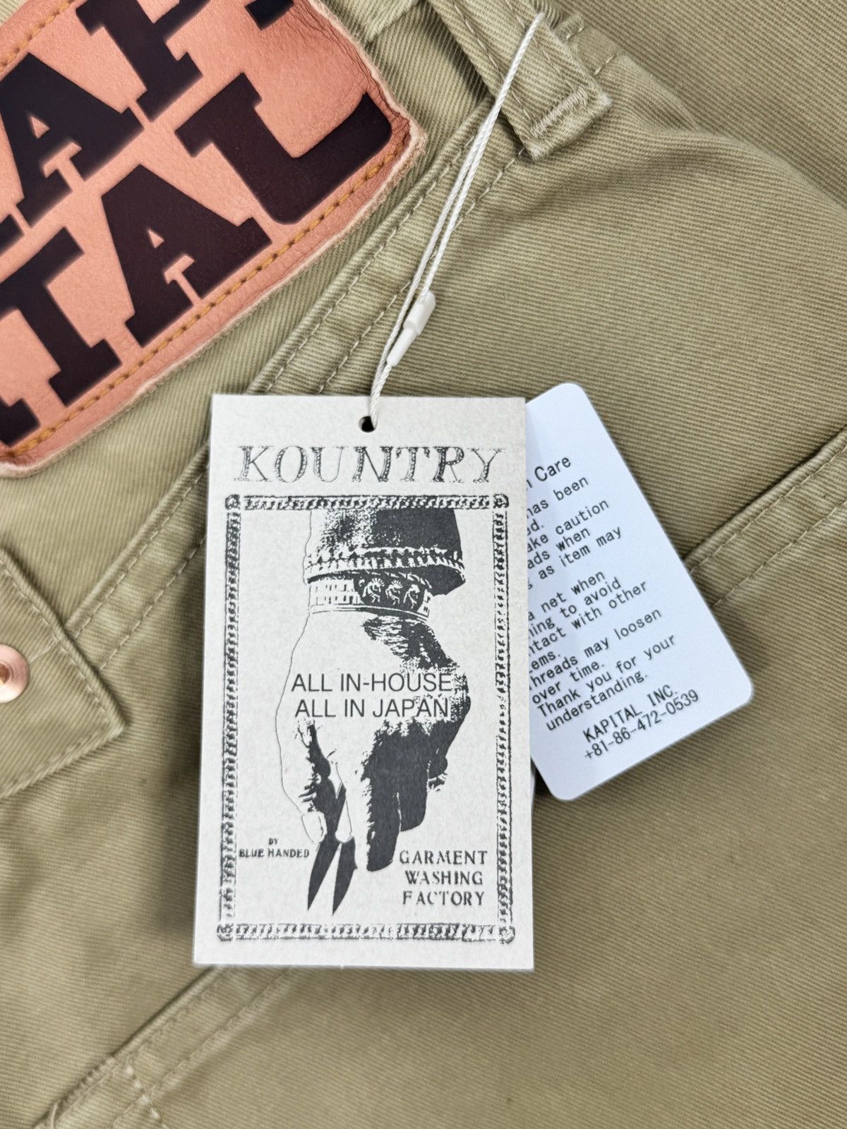 Kapital KAPITAL BONE STICH DENIM TROUSERS FITS W34 Size US 36 / EU 52 - 4 Thumbnail