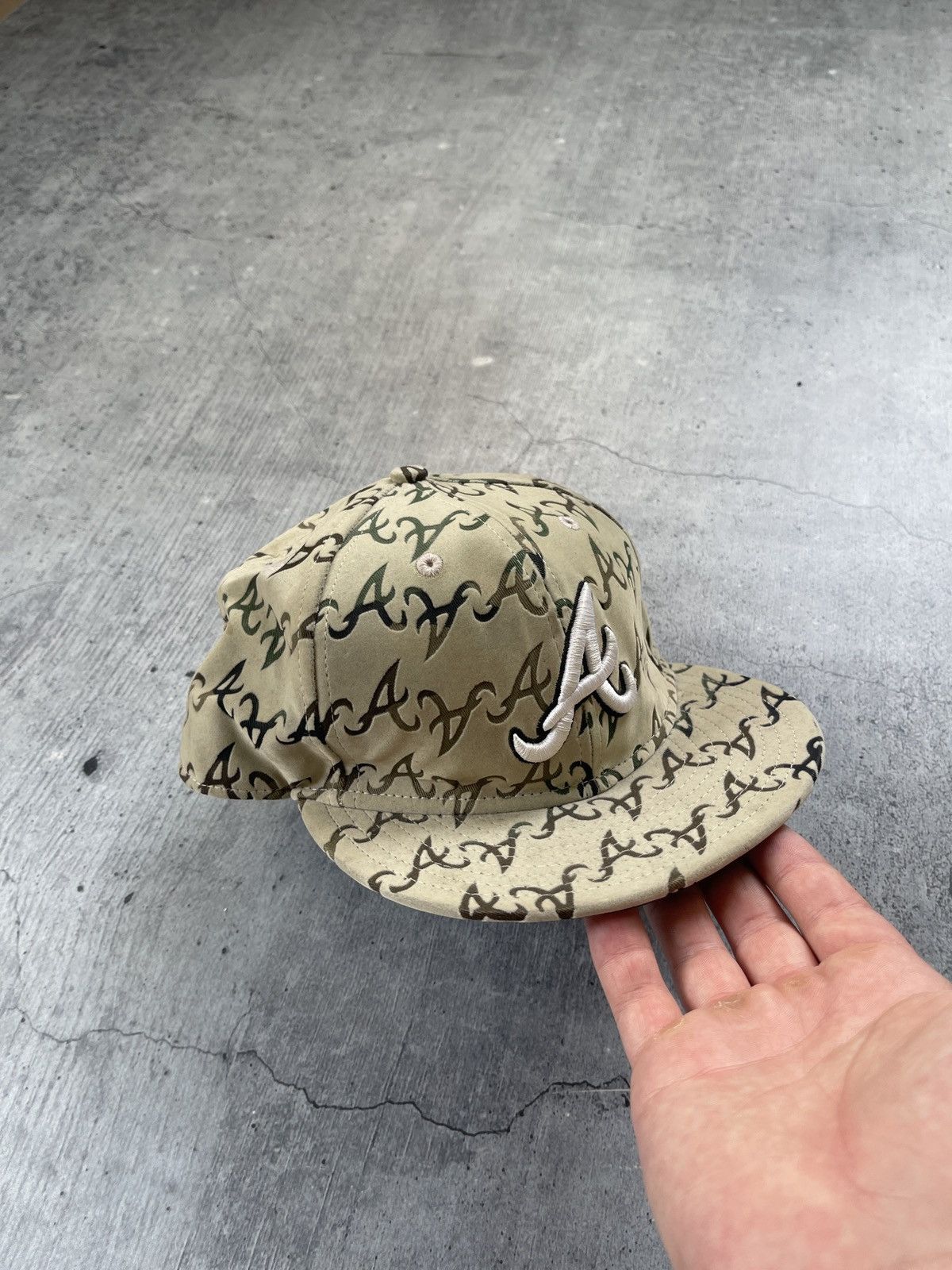 New Era Exclusive Atlanta Braves 59fifty 7 3/4 Size ONE SIZE - 2 Thumbnail