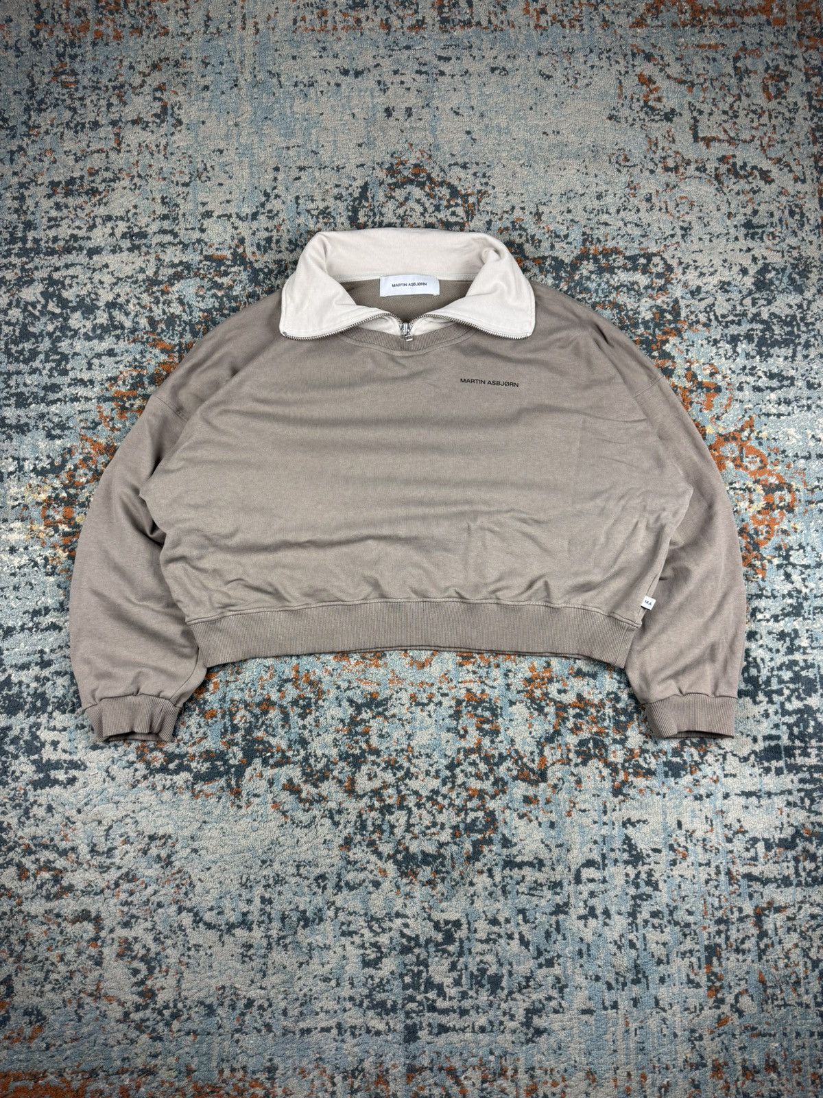 Martin Asbjorn Martin Asbjorn uktra boxy baggy mockneck sweatshirt Size US XL / EU 56 / 4 - 1 Thumbnail