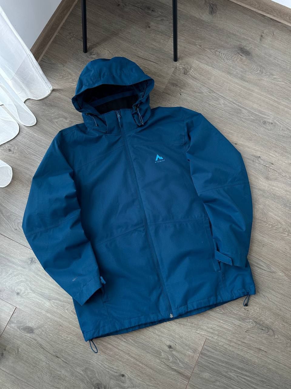 McKinlays McKINLEY Aquamax Waterproof Hooded Jacket Blue Size US XXL / EU 58 / 5 - 6 Thumbnail