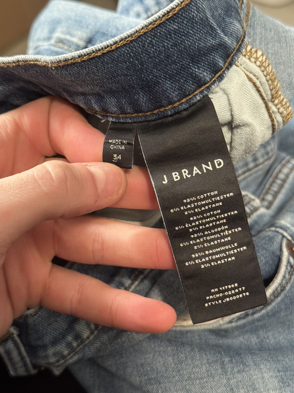 J Brand J Brand Blue Denim Jeans Size US 34 / EU 50 - 4 Thumbnail
