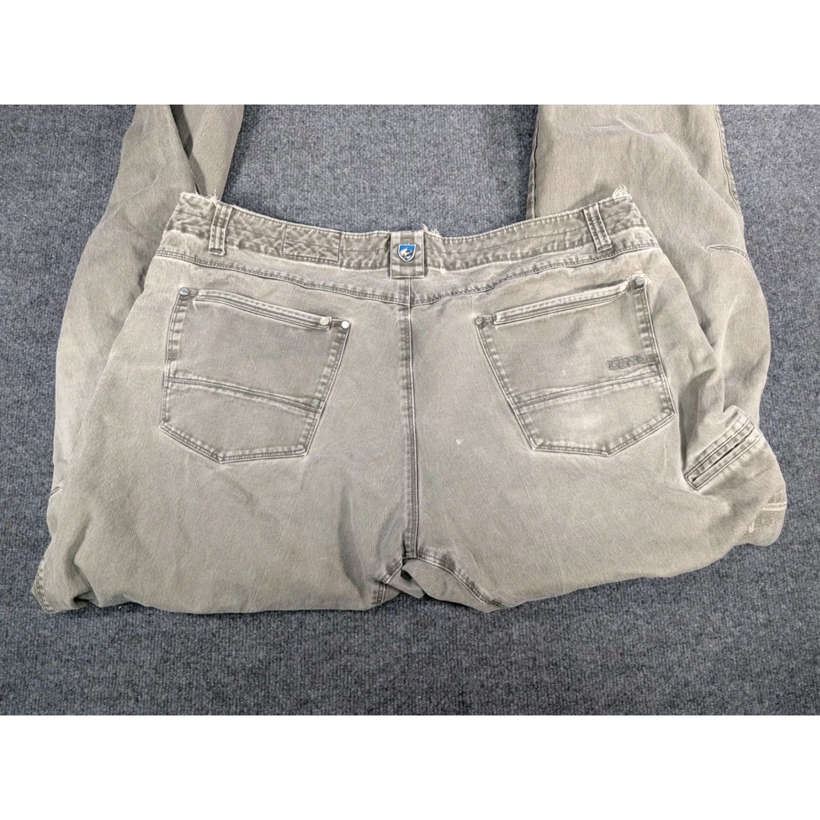 Vintage VINTAGE KUHL RYDR PANTS Men's 42x36 Tan Hiking Work Heavy Duty Chino 5-Pocket Regular Wide-Leg 42 in Inseam Mens Size US 42 / EU 58 - 7 Thumbnail