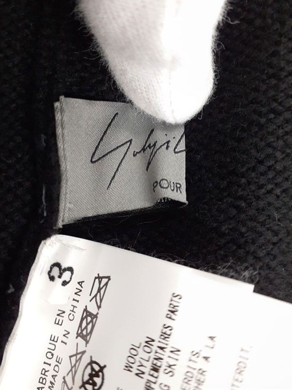 Yohji Yamamoto Yohji Yamamoto POUR HOMME wool long sleeve knit Size US L / EU 52-54 / 3 - 3 Thumbnail