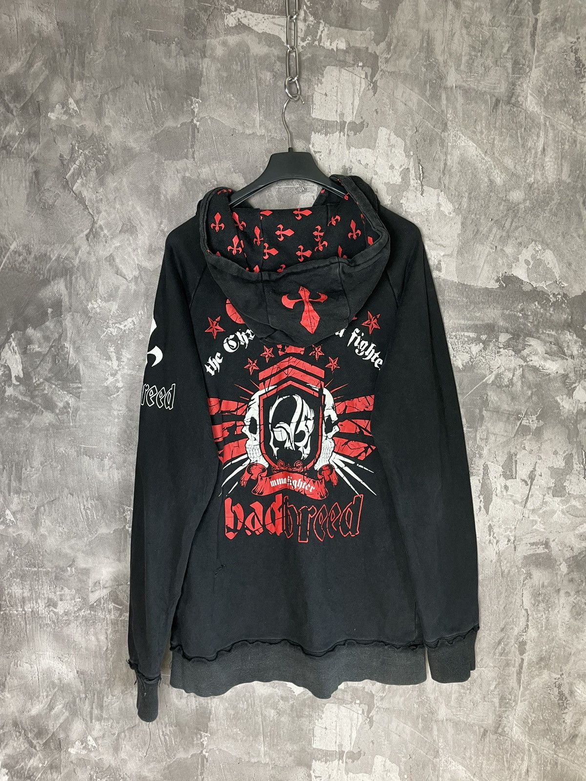 Other Vintage Y2K MMA ELITE ZIP UP HOODIE GRUNGE TAPOUT Size US L / EU 52-54 / 3 - 2 Thumbnail