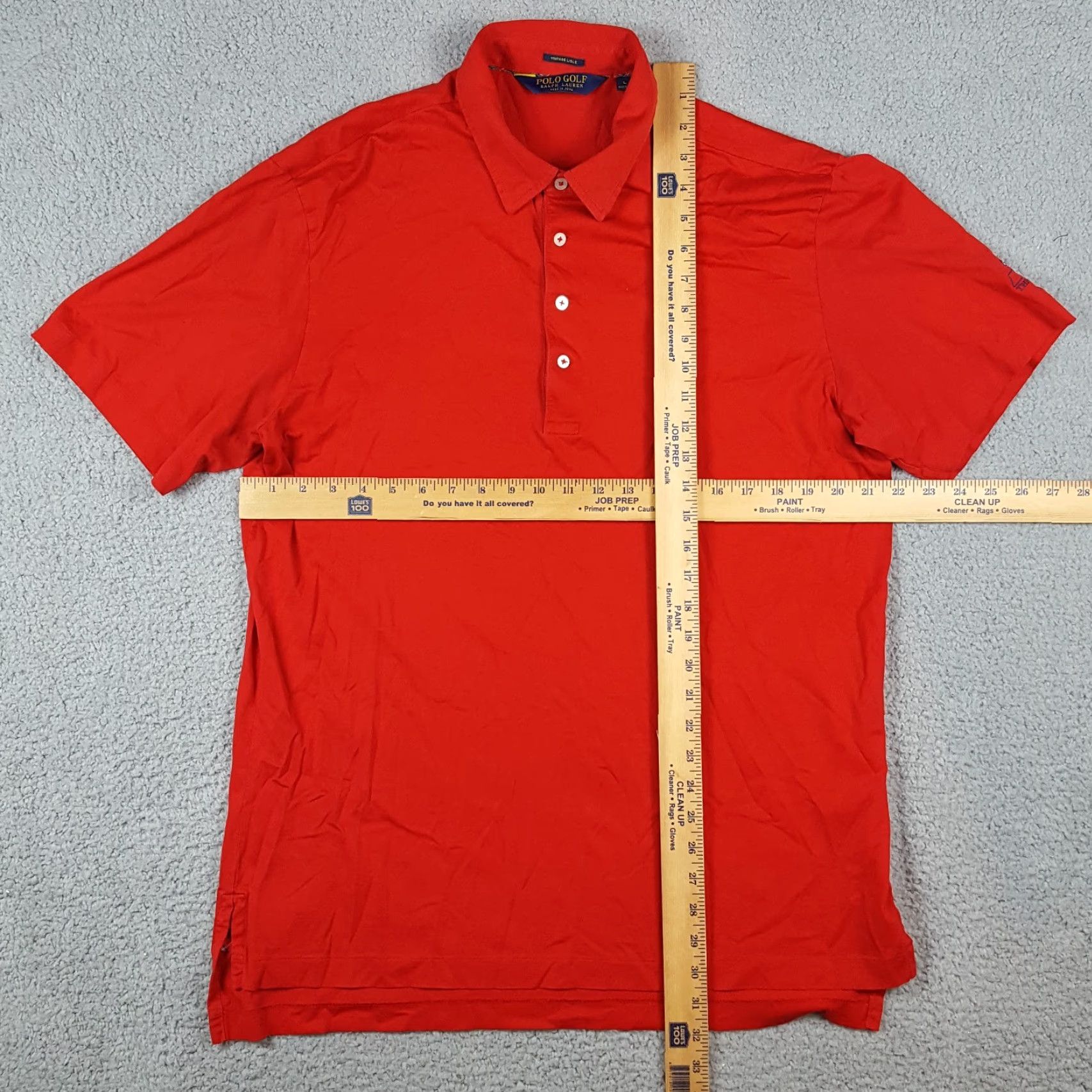 Polo Ralph Lauren Vintage Polo Ralph Lauren Men's Golf Polo Shirt 90s Preppy Pony Red Cotton Short Sleeve Size L Size US L / EU 52-54 / 3 - 6 Thumbnail