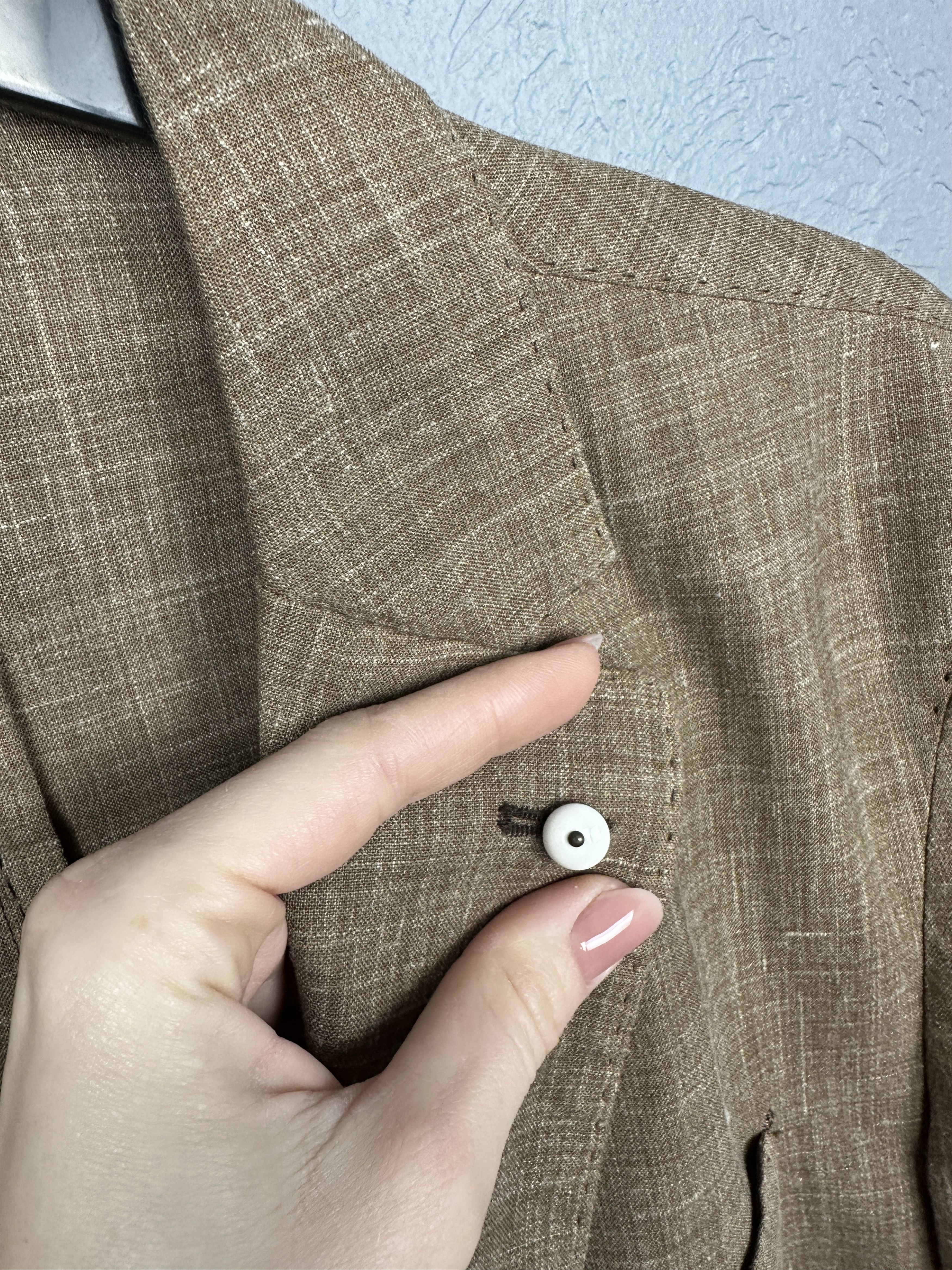 L.B.M. 1911 LBM 1911 Wool Linen Unlined Blazer Jacket L.B.M. Size 38R - 3 Thumbnail