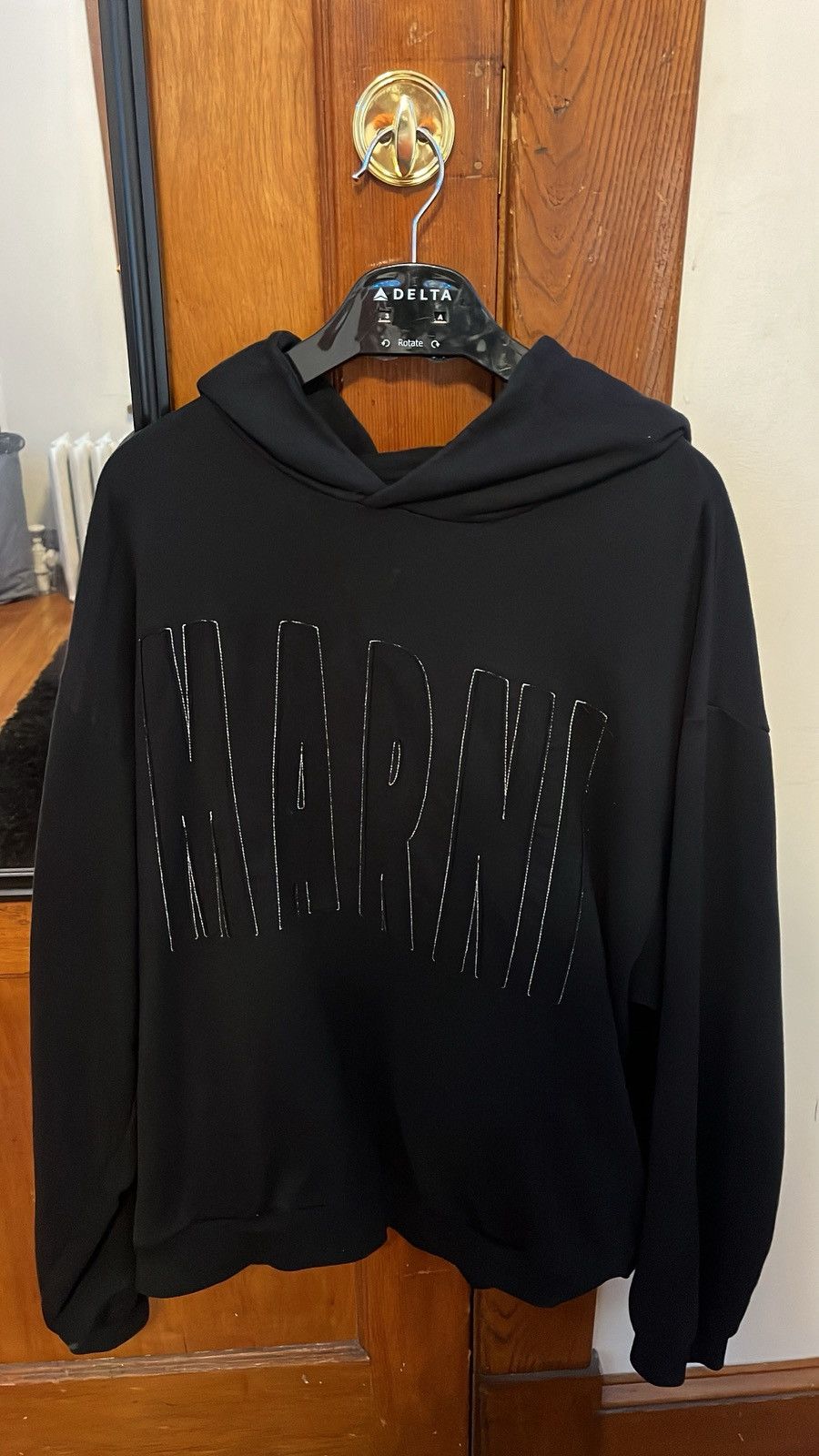 Marni Appliqué Logo Long-Sleeve Hoodie