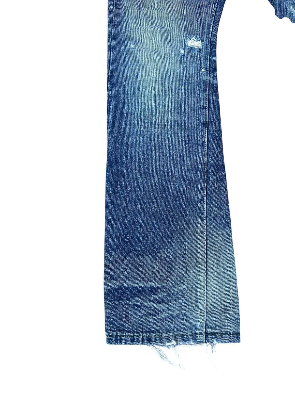 Izreel by Kazuhiro Takakura Distressed Denim Selvedge Jeans