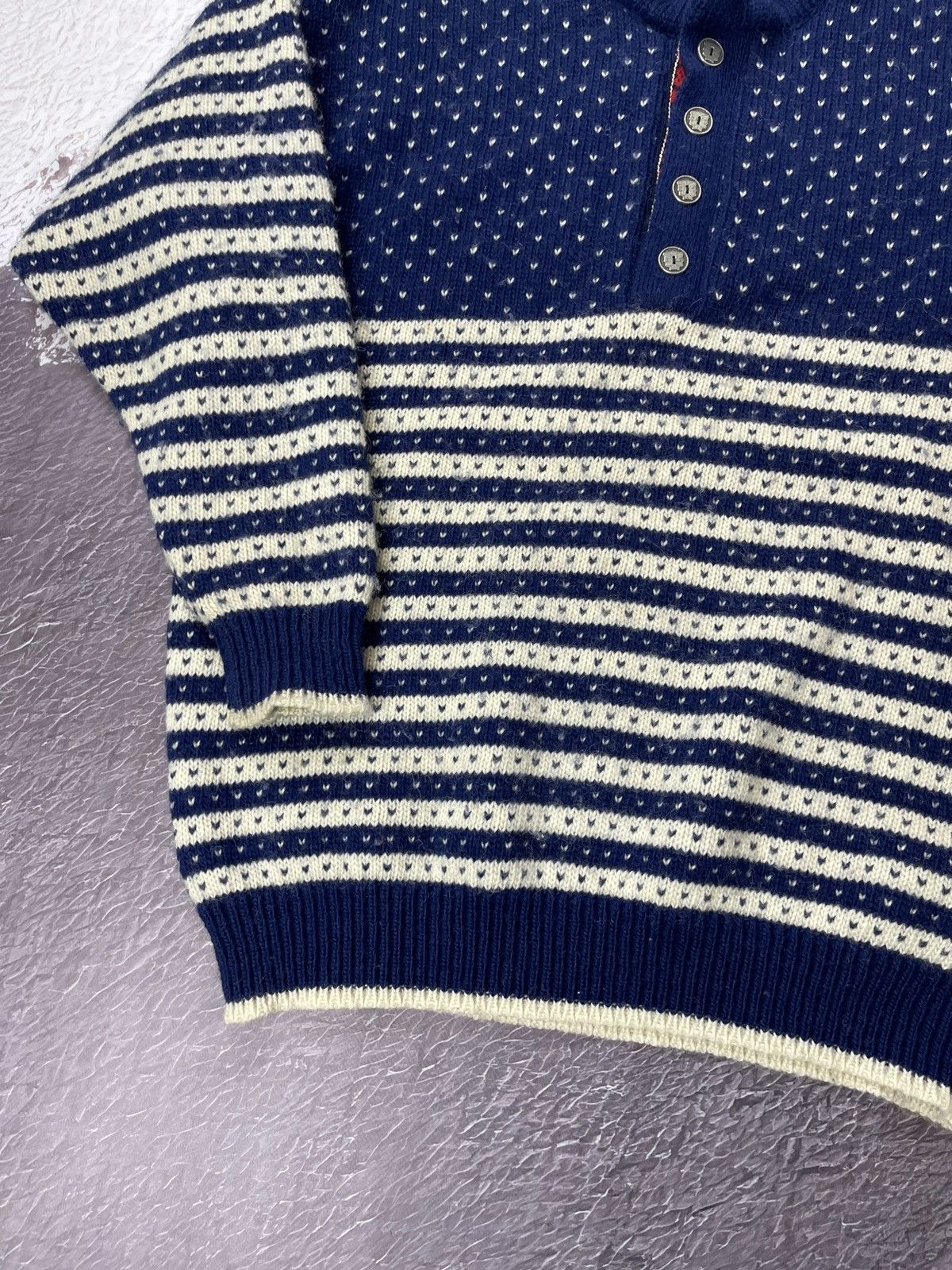 Dale Of Norway Janus vintage pure wool made in Norway striped sweater Size US M / EU 48-50 / 2 - 6 Thumbnail