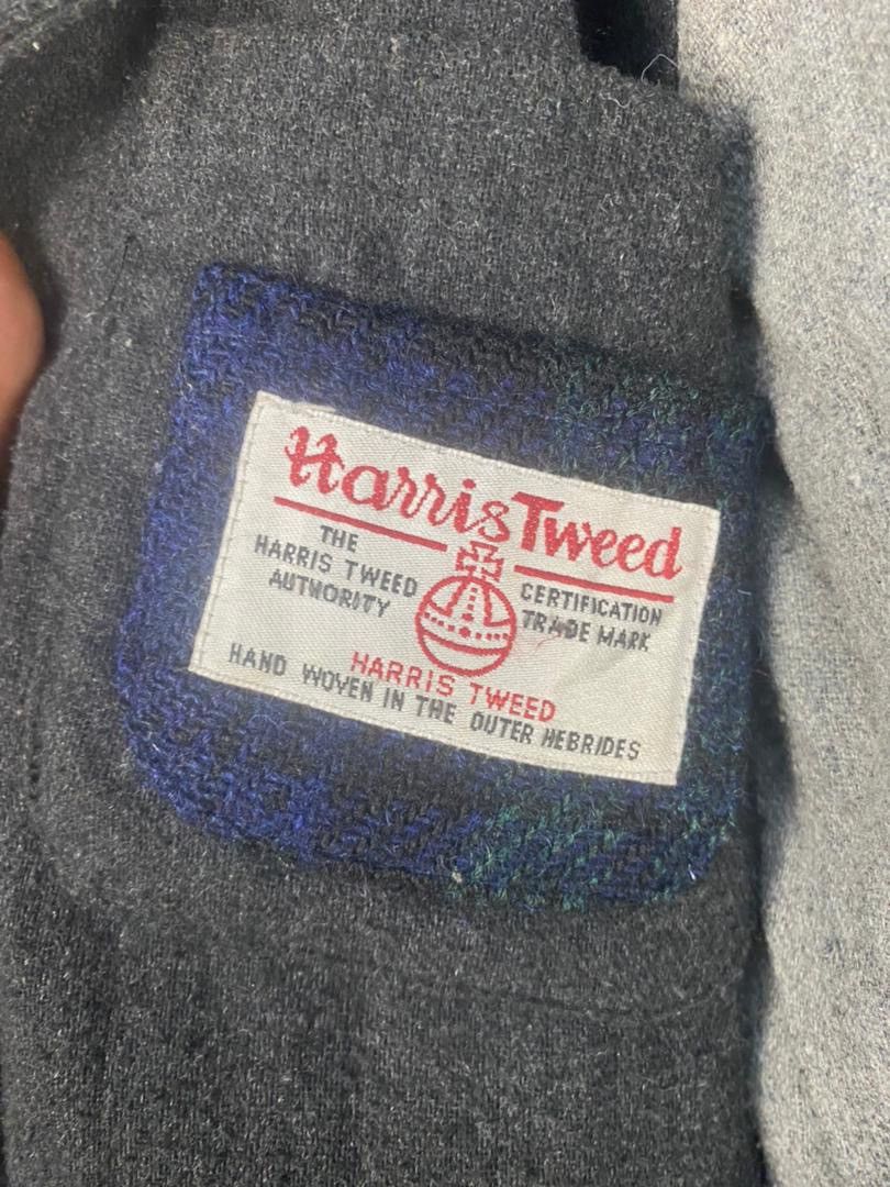 Harris Tweed Unisex🔥Harris tweed wool varsity jacket Size US S / EU 44-46 / 1 - 4 Thumbnail