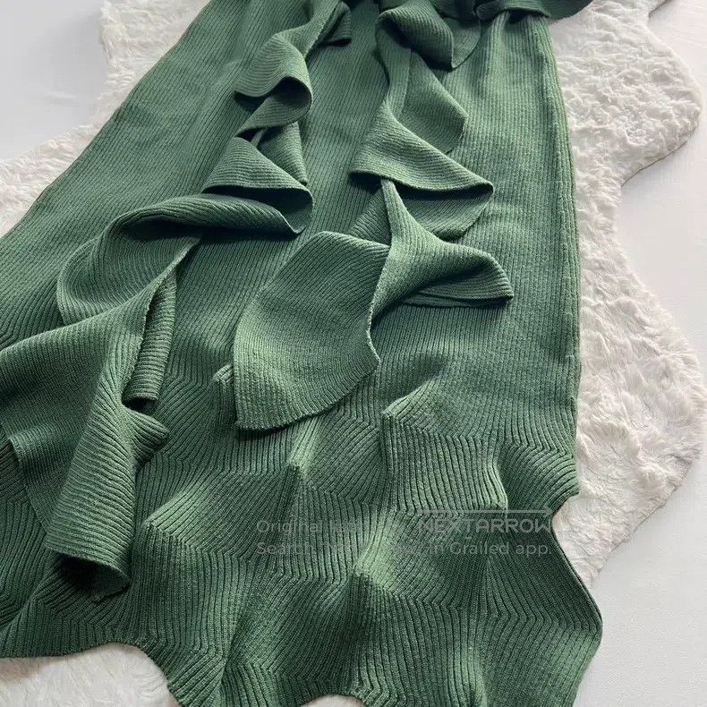 Issey Miyake Issey Miyake Dark Green Design Skirt Size 25" / US 0 / IT 36 - 2 Thumbnail