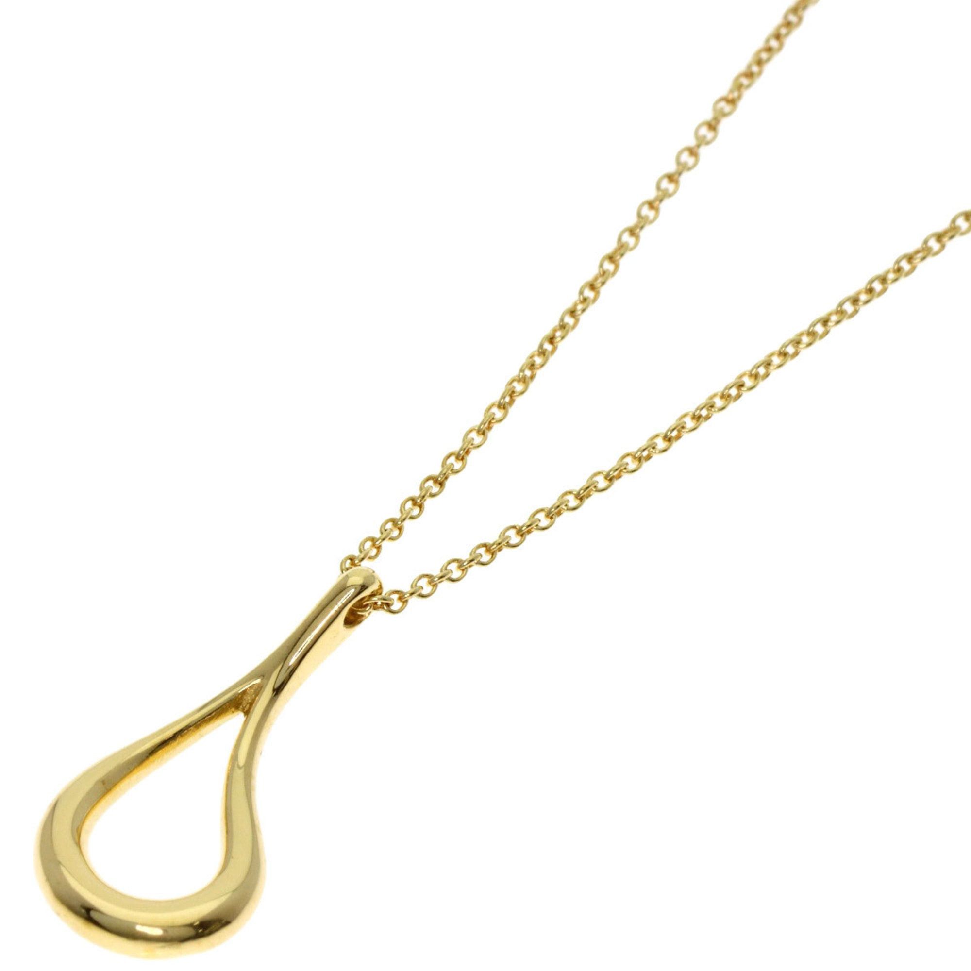 Tiffany & Co. Tiffany & Co. Open Teardrop Necklace, 18K Yellow Gold, Women's. Size ONE SIZE - 1 Thumbnail