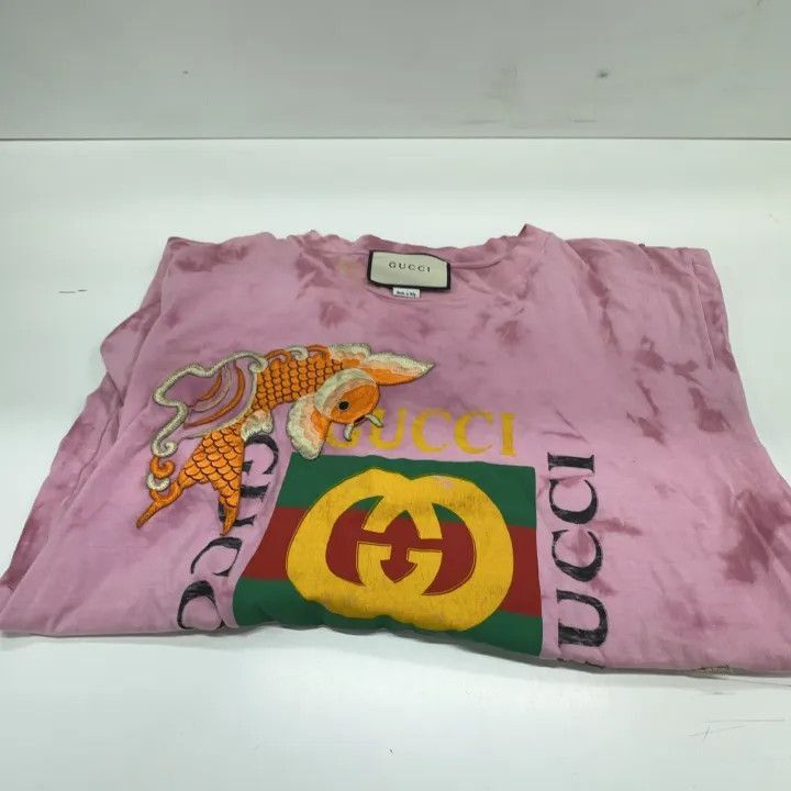 Gucci Gucci Gucci Embroidered Print Round Neck T-Shirt -2506 Size US XS / EU 42 / 0 - 7 Thumbnail