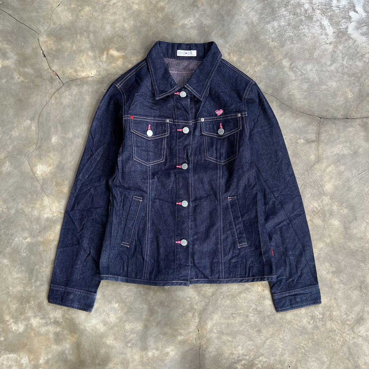 Angel Blue 2000s Angel Blue Hysteric Glamour Denim Jacket Size S / US 4 / IT 40 - 1 Thumbnail