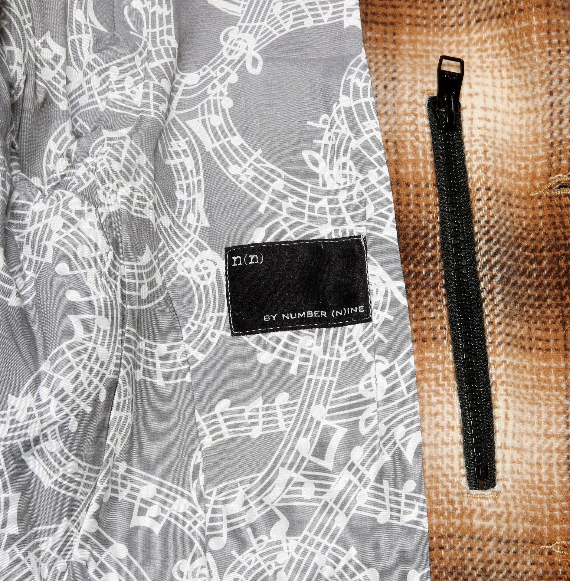 Number (N)ine Number (n)ine 14FW Plaid Flannel Overcoat 3 Music Note Size US L / EU 52-54 / 3 - 6 Thumbnail