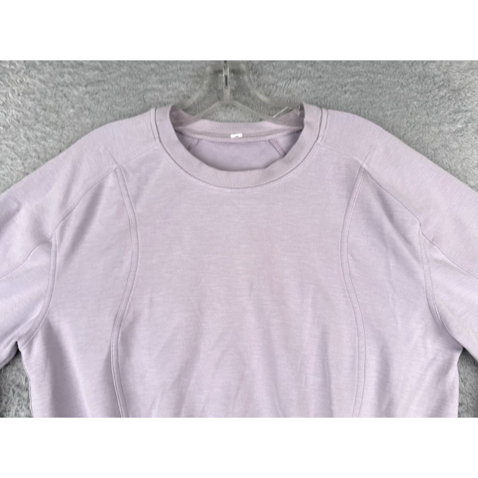 Lululemon Lululemon Sweater Womens 10 Pullover Crew Neck Long Sleeve Purple Polyester Wool Blend 90s Style Casual Seasonal Womens Size L / US 10 / IT 46 - 4 Thumbnail