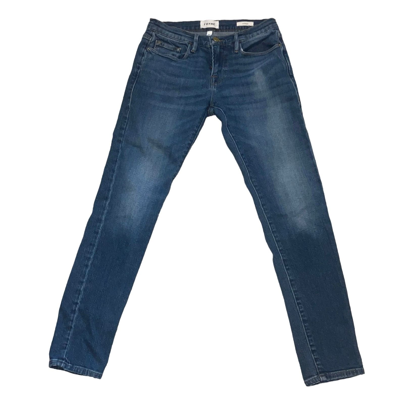Frame Frame - Le Garcon Boyfriend Jean in Medium Blue-size 24 Size 24" / US 00 / IT 34 - 2 Thumbnail