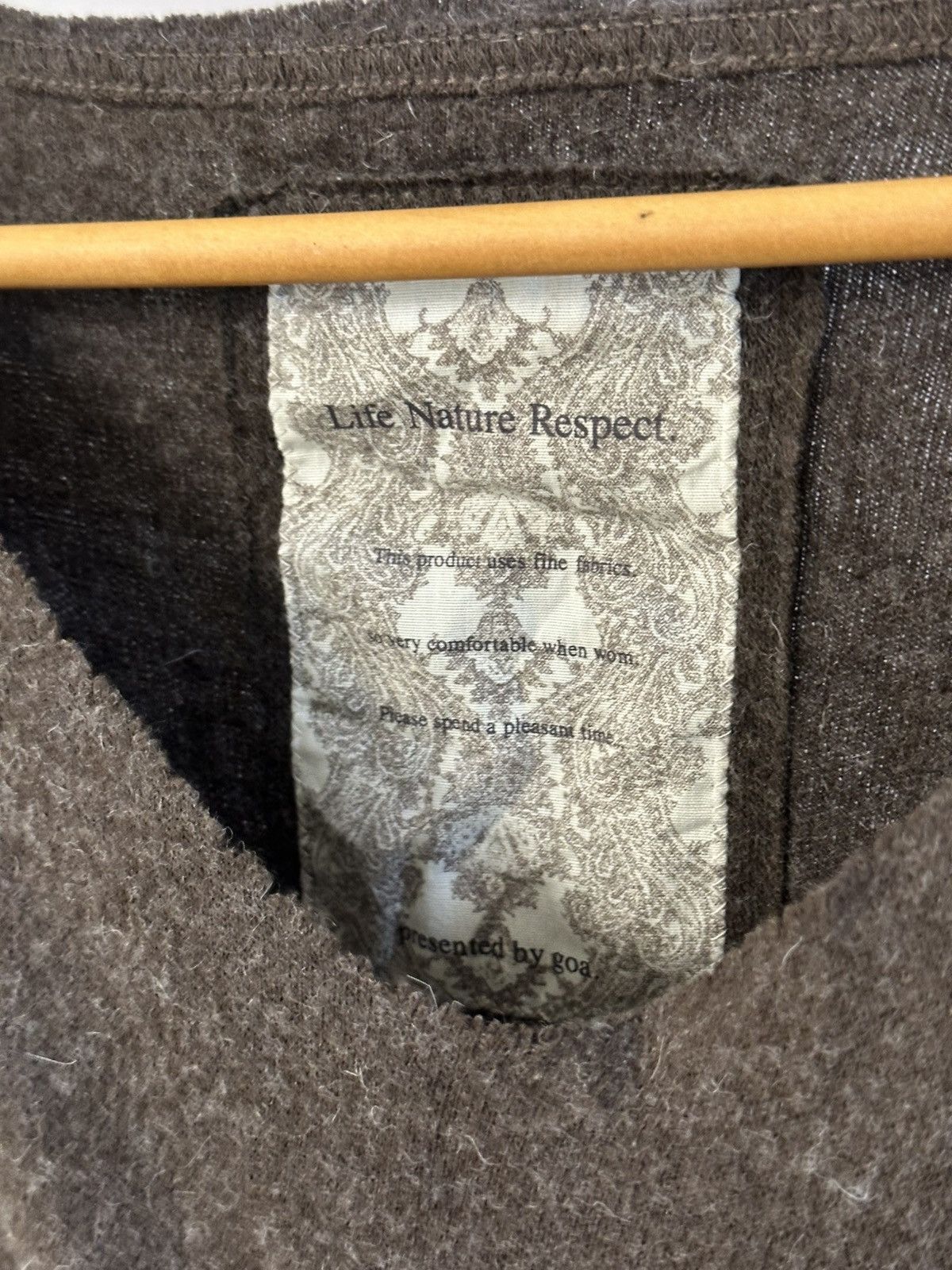 14th Addiction G.O.A “Life Nature Respect” Tussah Fur Knit Sweater Size US M / EU 48-50 / 2 - 5 Thumbnail